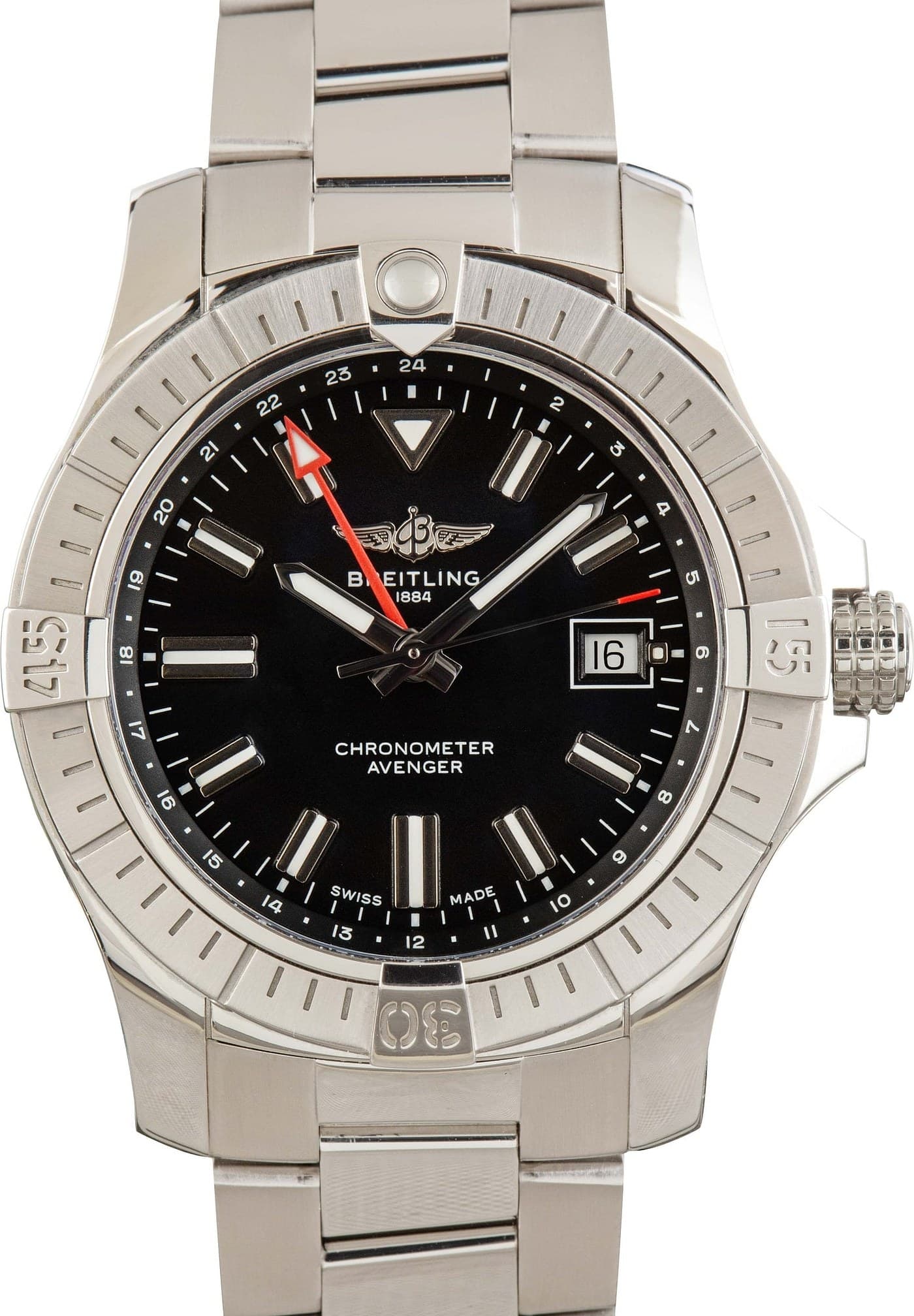 Breitling Avenger Automatic GMT 43 Black Dial — view 1