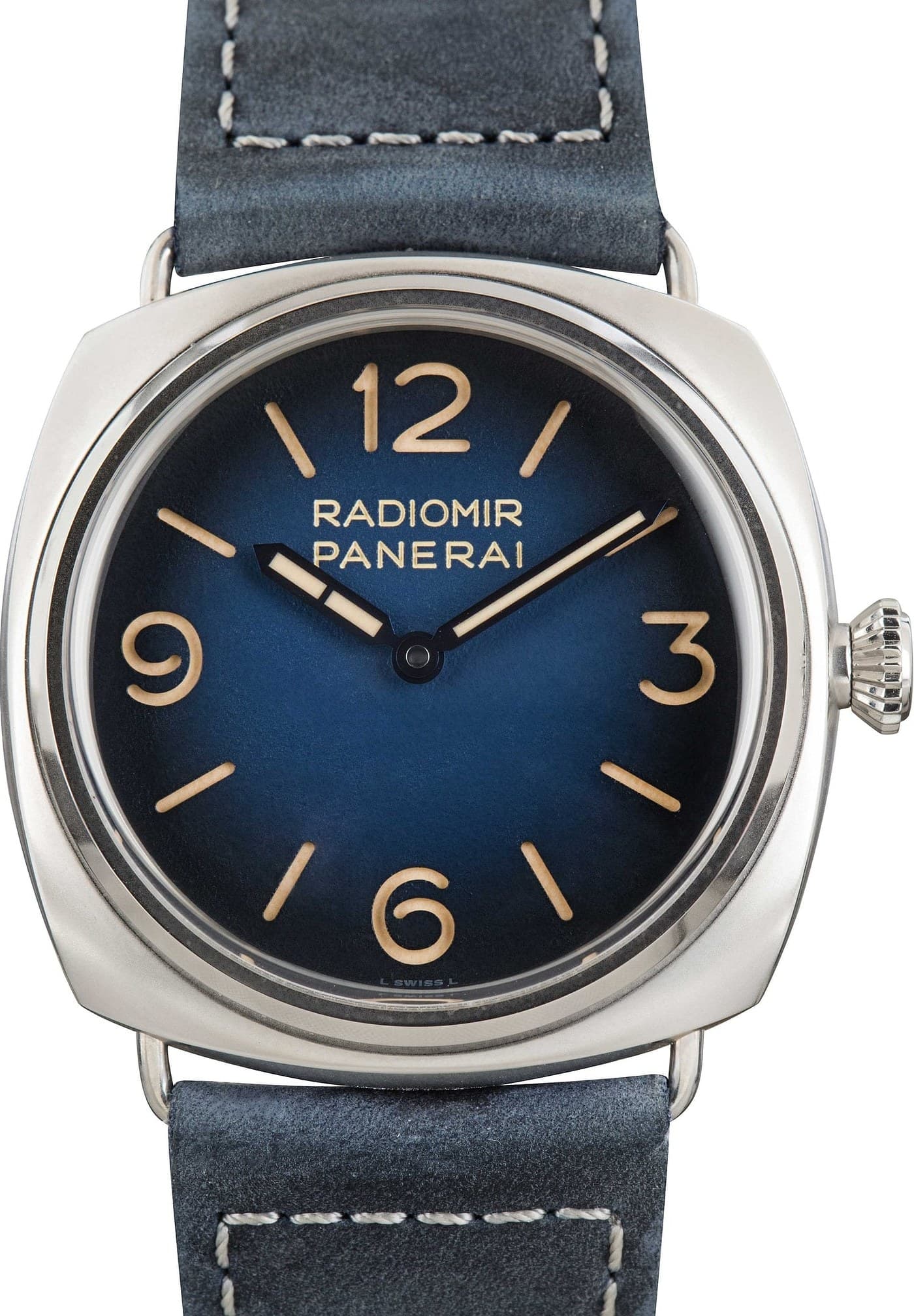 Panerai Radiomir Tre Giorni PAM01335 Blue Dial — view 1