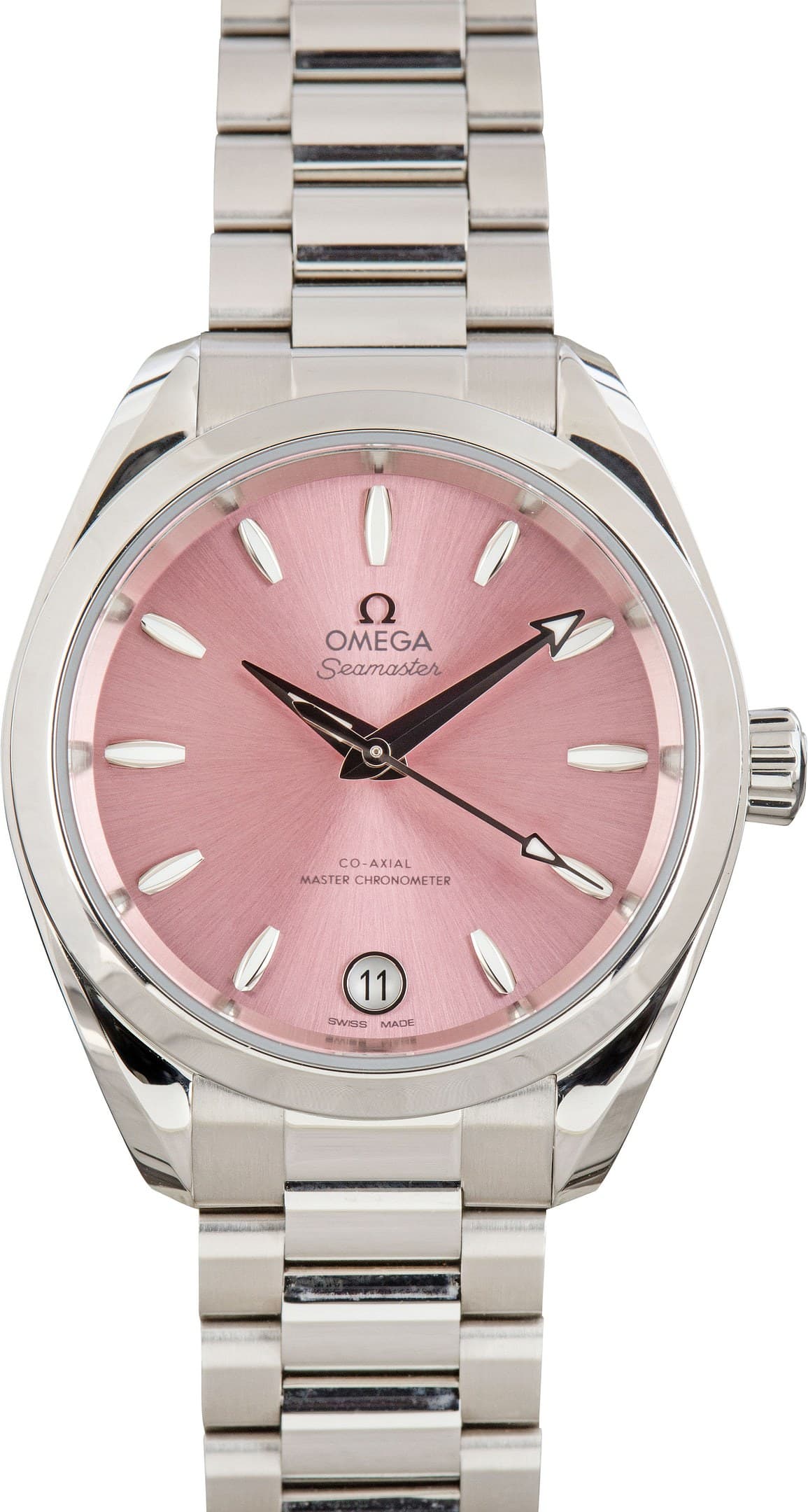 Omega Seamaster Aqua Terra Shades Shell Pink Dial — view 1