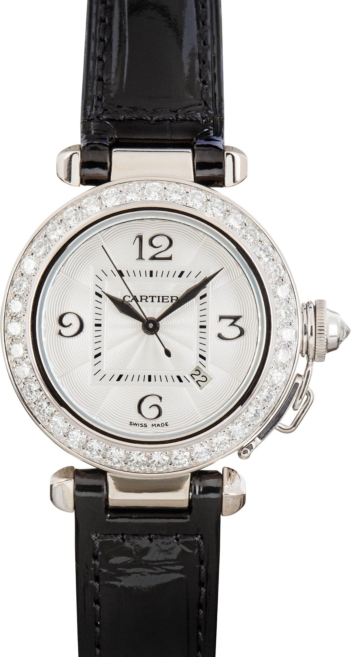 Pasha De Cartier WJ1050M9 White Gold — view 1