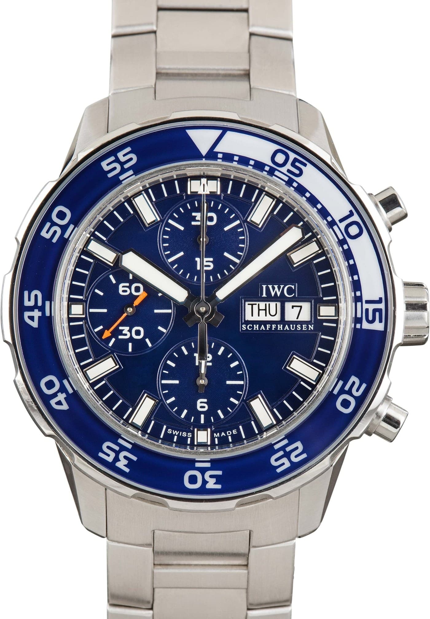 IWC Aquatimer Chronograph IW376710 Blue Dial — view 1