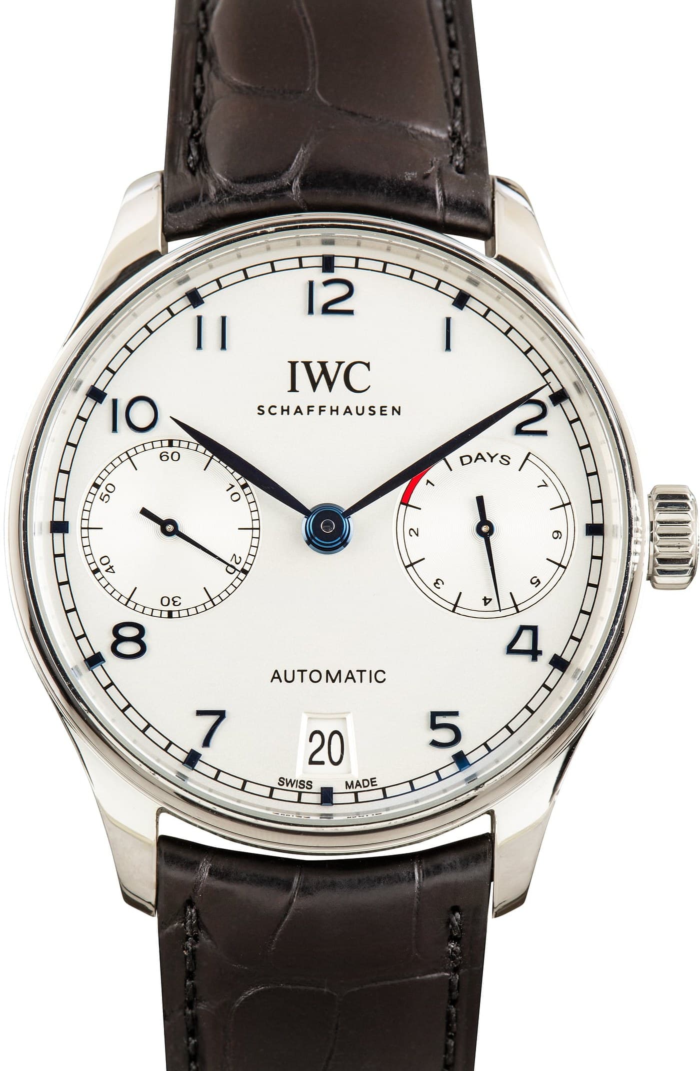IWC Portugieser Ref IW500705 White Dial — view 1