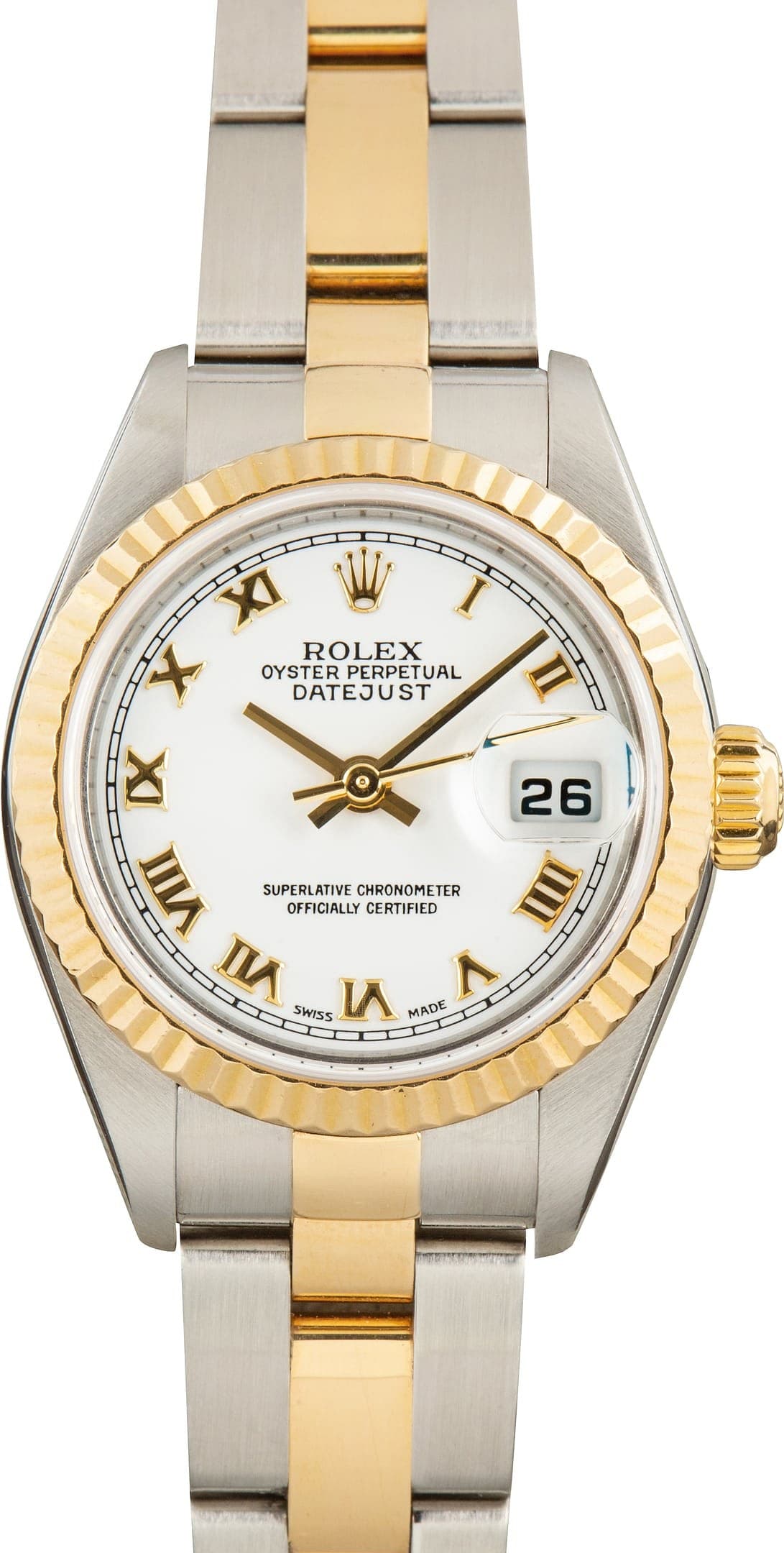 Rolex Datejust Ref 79173 White Roman Dial — view 1