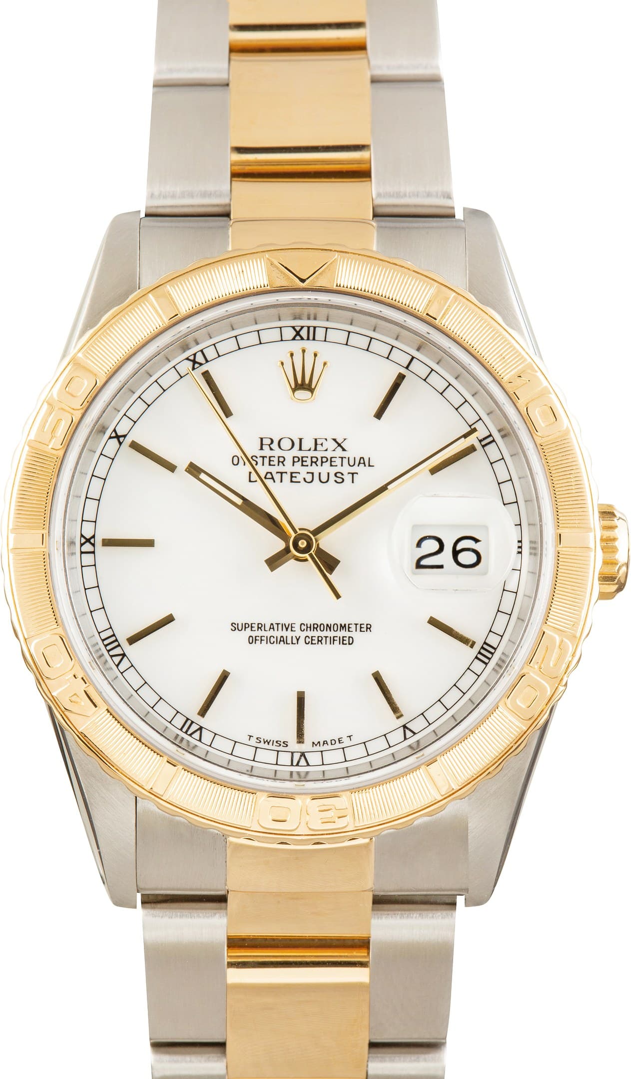 Rolex Datejust 36 Thunderbird Ref 16263 White Dial — view 1