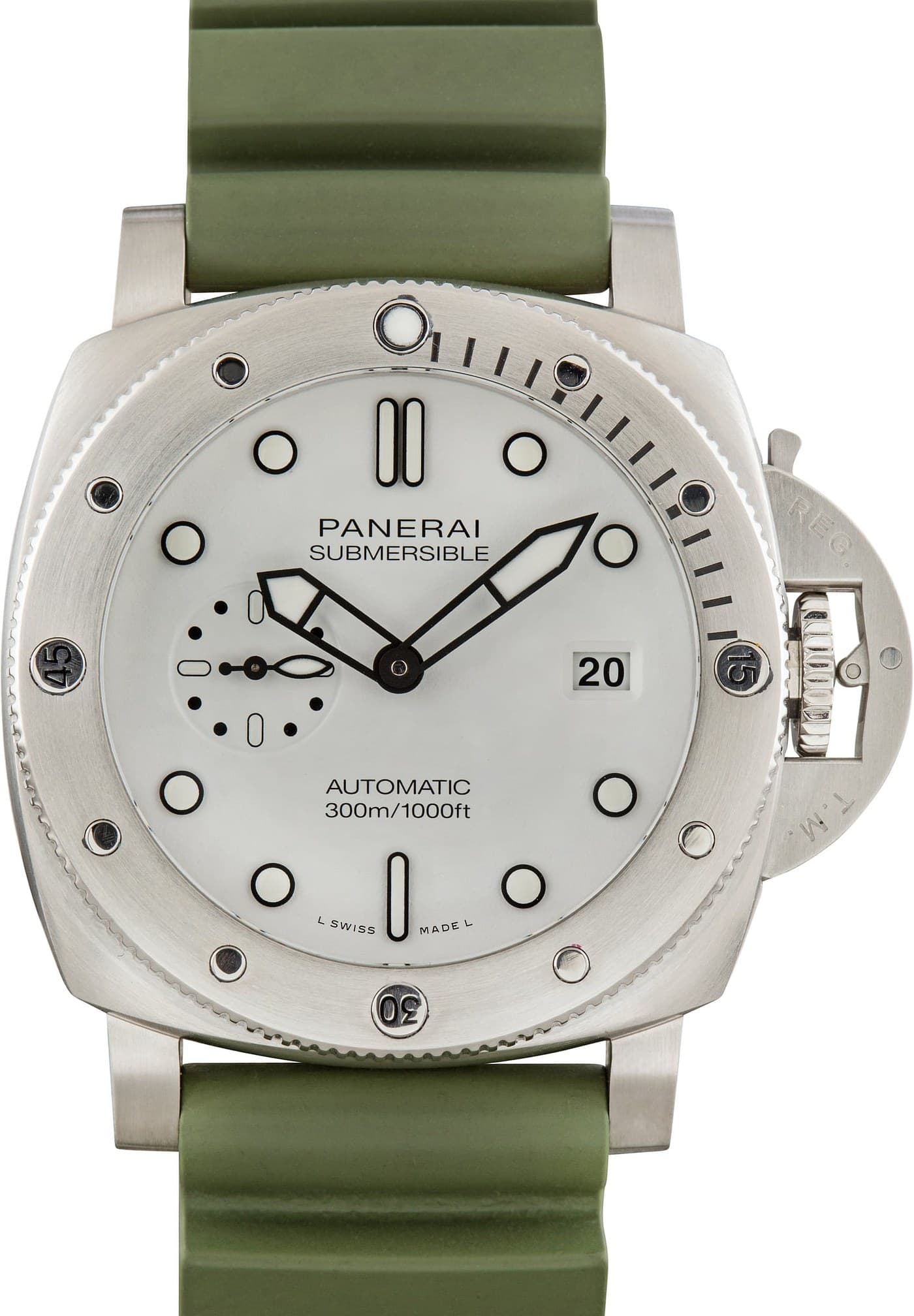 Panerai Submersible Ref PAM01595 White Dial — view 1