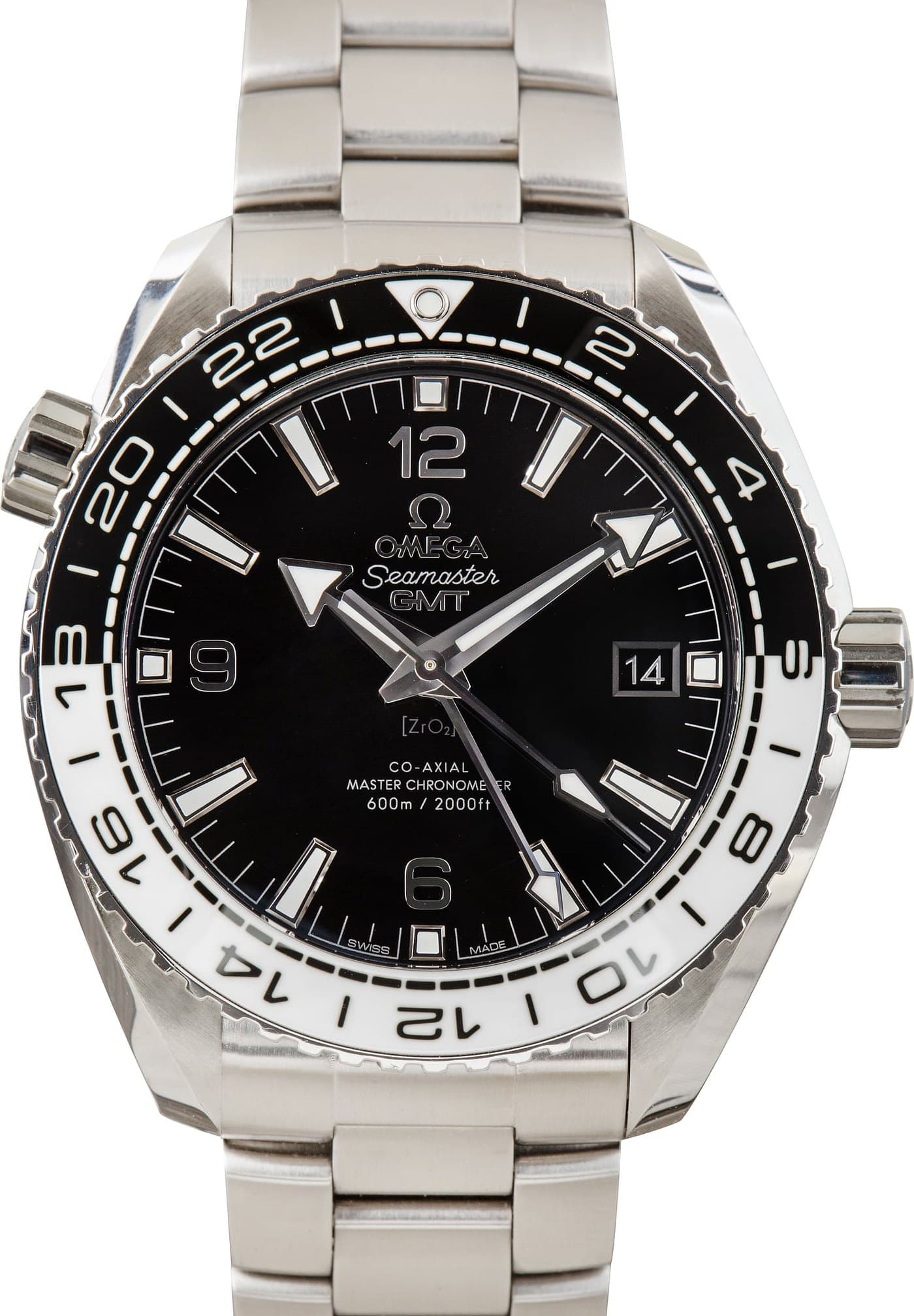 Omega Seamaster Planet Ocean 600M Black & White Bezel — view 1