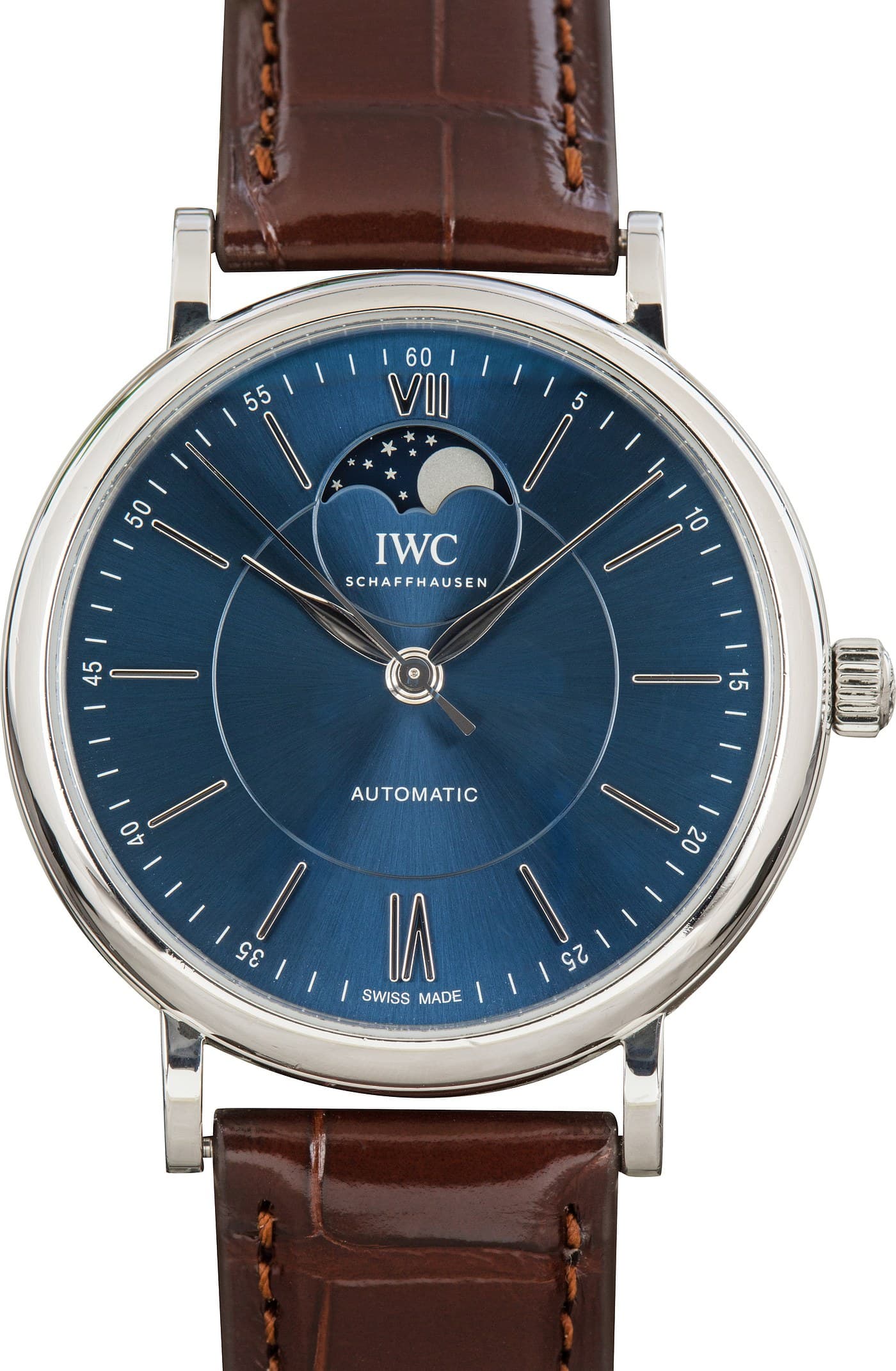 IWC Portofino Automatic Moon Phase Ref IW459402 Blue Dial — view 1