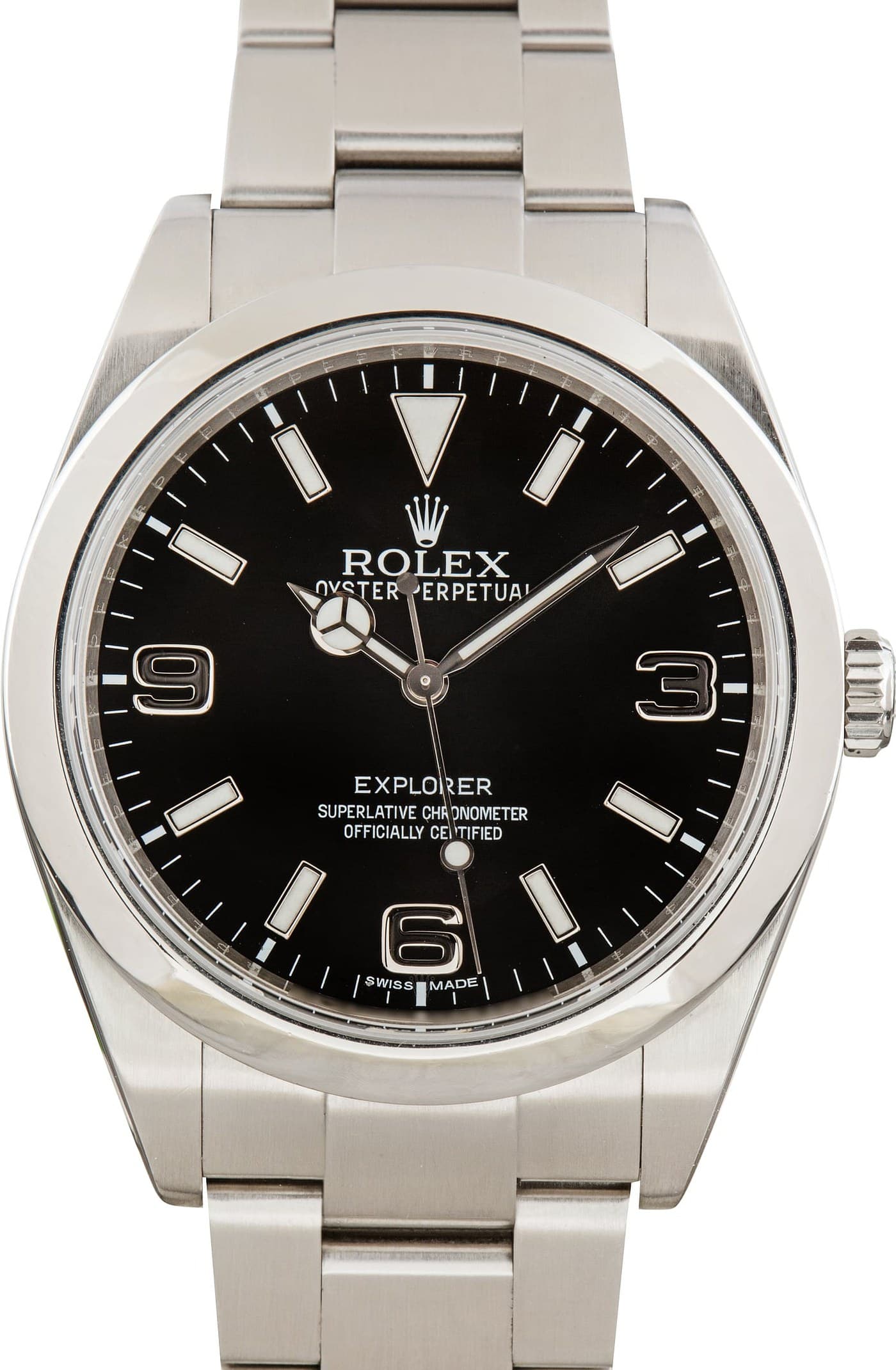 Rolex Explorer Ref 214270 Black Arabic Dial — view 1