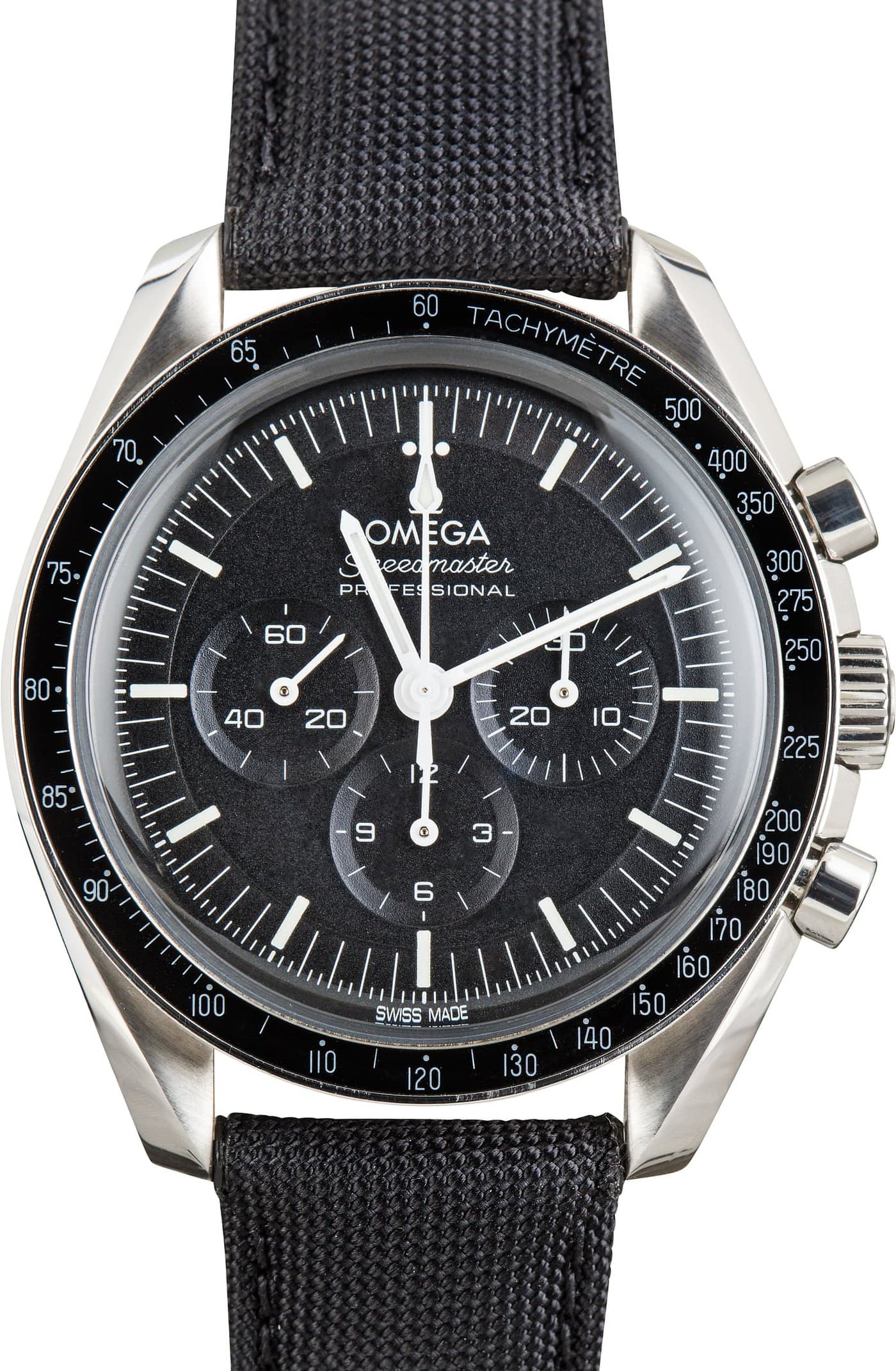 Omega Black Dial Speedmaster Moonwatch Professional — view 1
