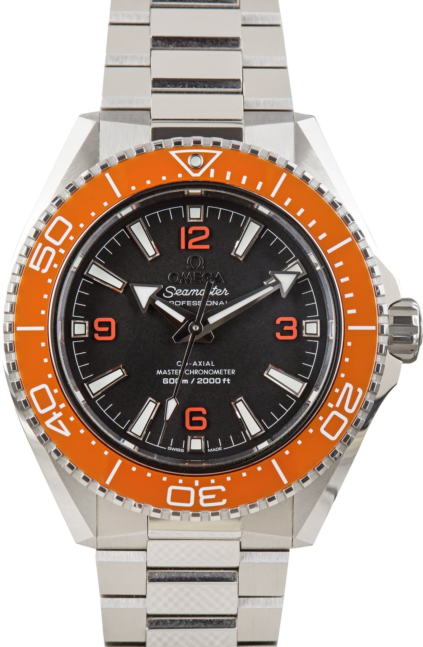 Omega Seamaster Planet Ocean 600M Orange Timing Bezel — view 1