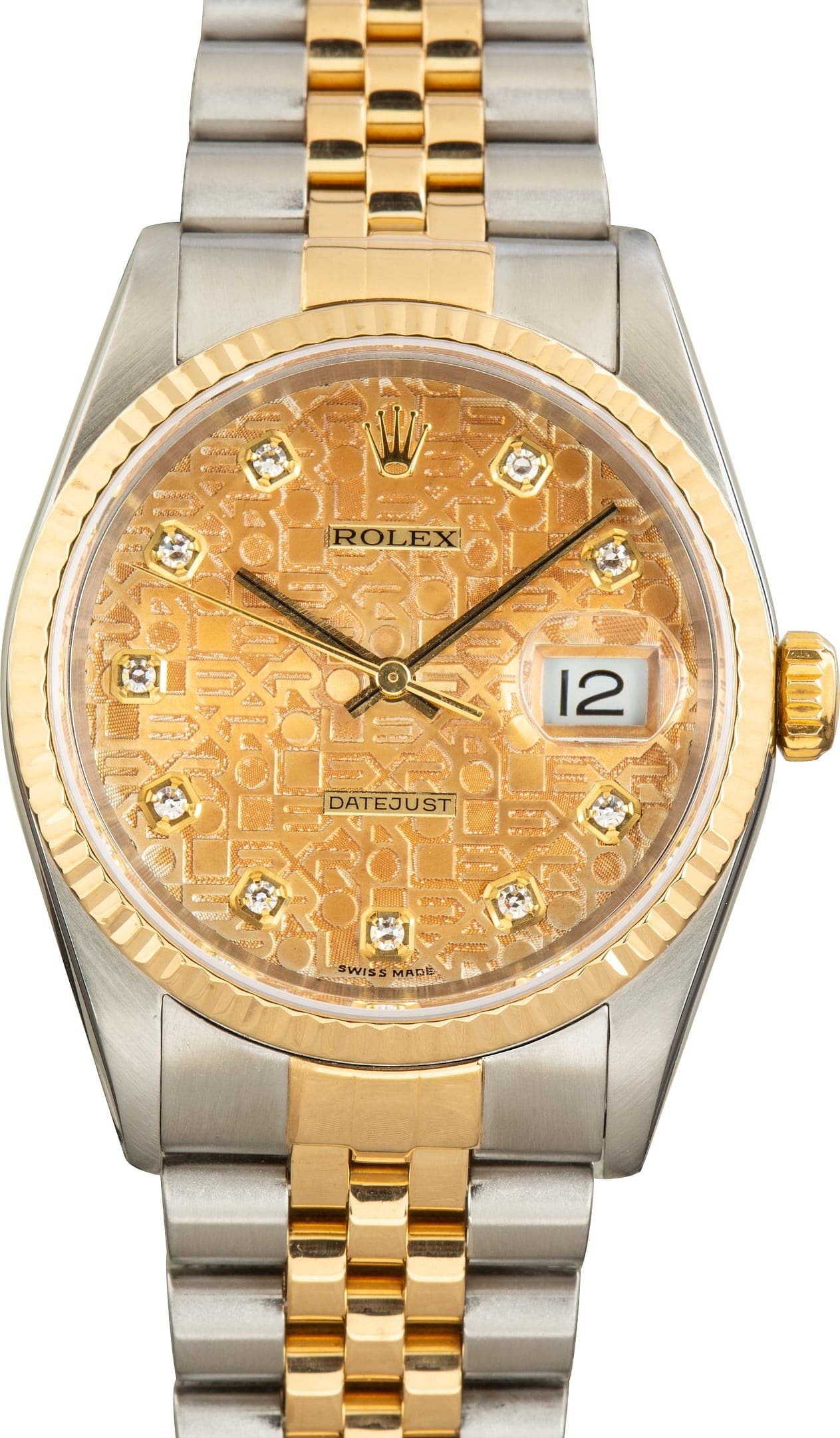 Rolex Datejust 36 Ref 16233 Champagne Jubilee Dial — view 1
