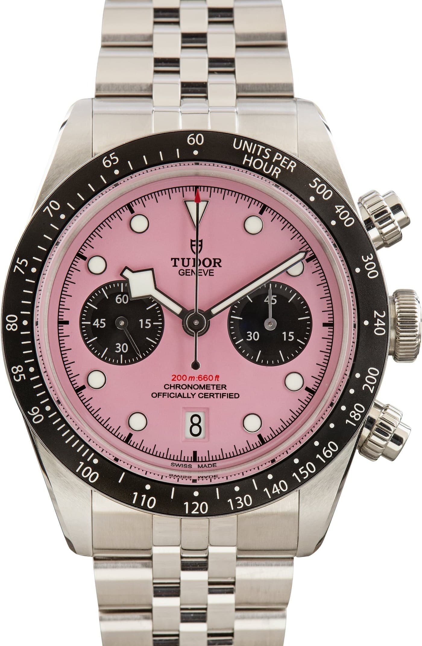 Black Bay Chrono Stainless Steel 79360N Pink Dial — view 1
