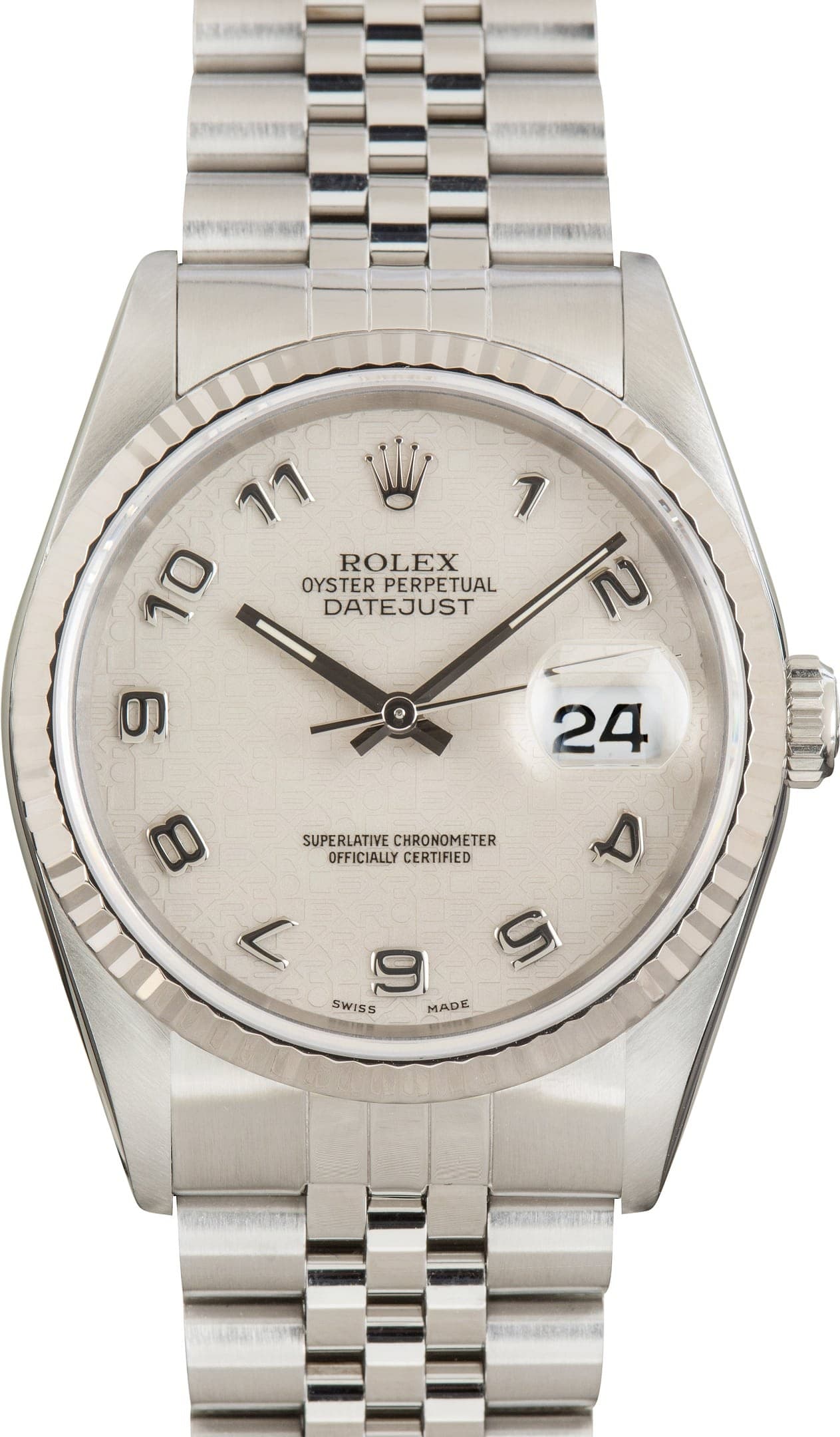 Rolex Datejust Ref 16234 Ivory Jubilee Dial — view 1