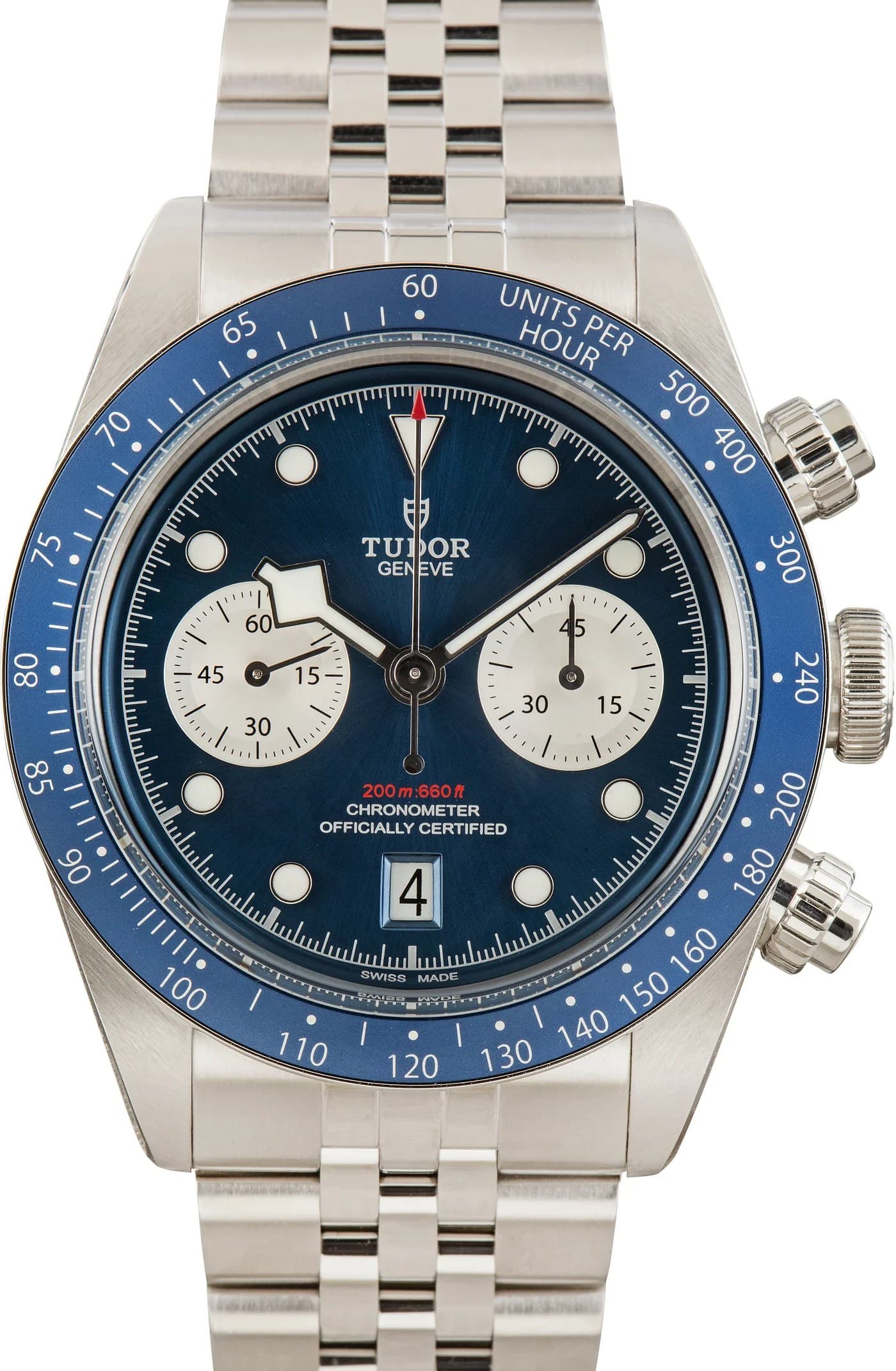 Tudor Black Bay Chrono Blue Dial Ref 79360 — view 1