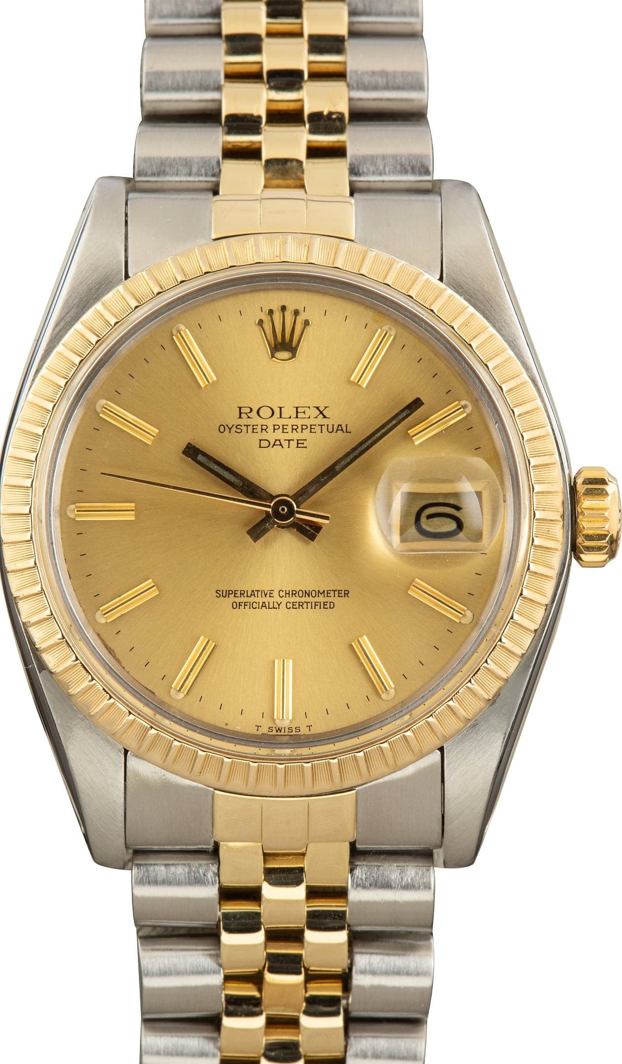 Vintage Rolex Date Ref 1505 Champagne Dial — view 1