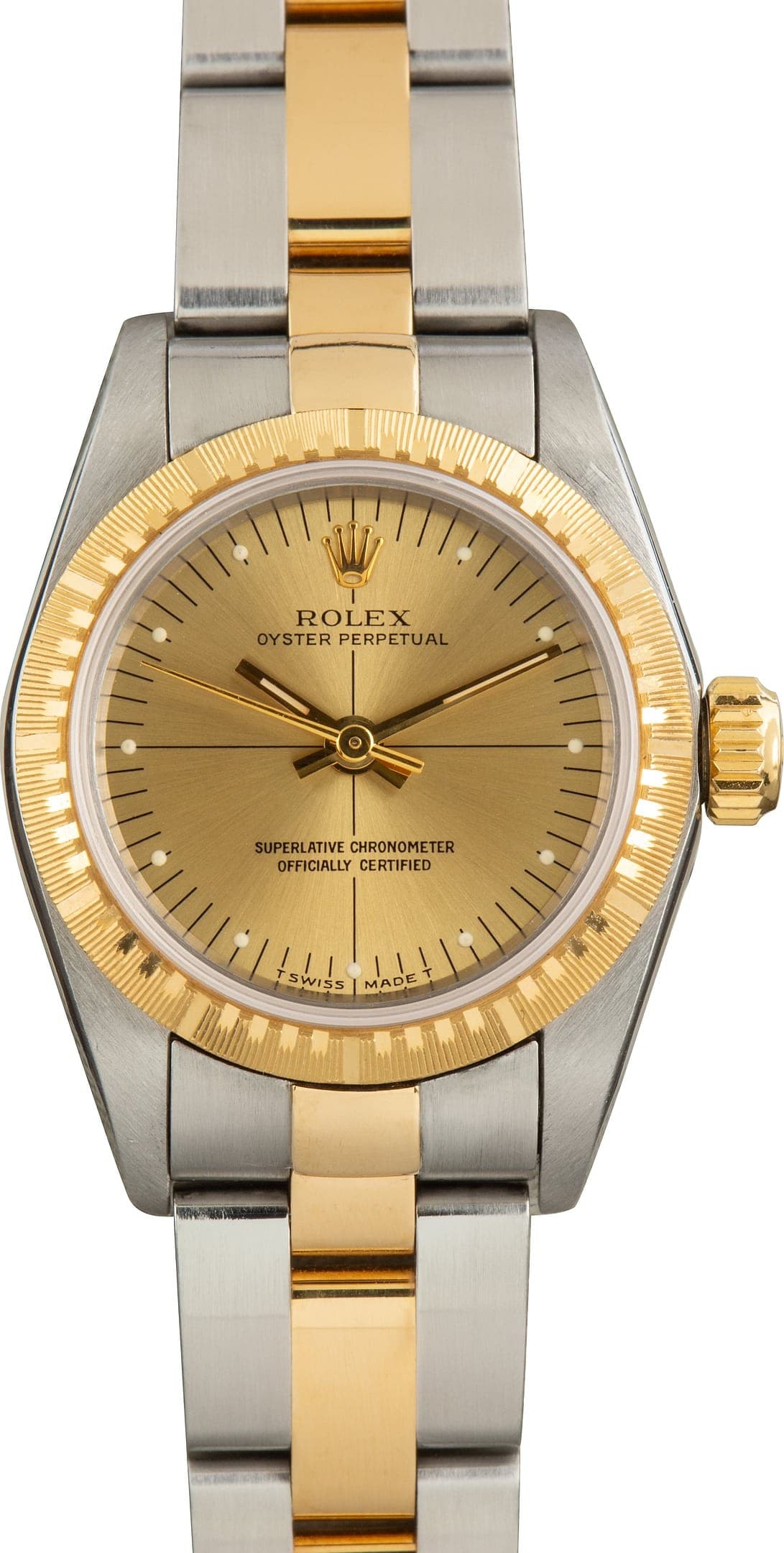 Lady Rolex Oyster Perpetual Ref 67243 Quadrant Dial — view 1