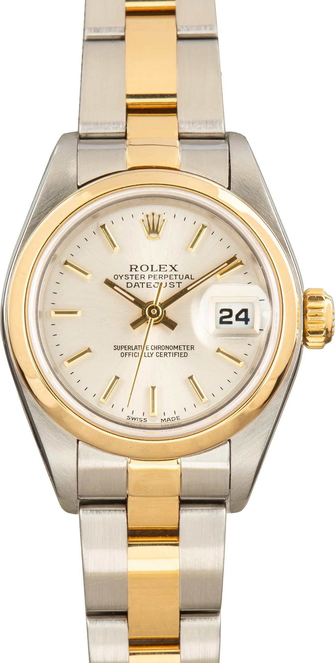 Ladies Rolex Datejust Ref 79163 Silver Dial — view 1