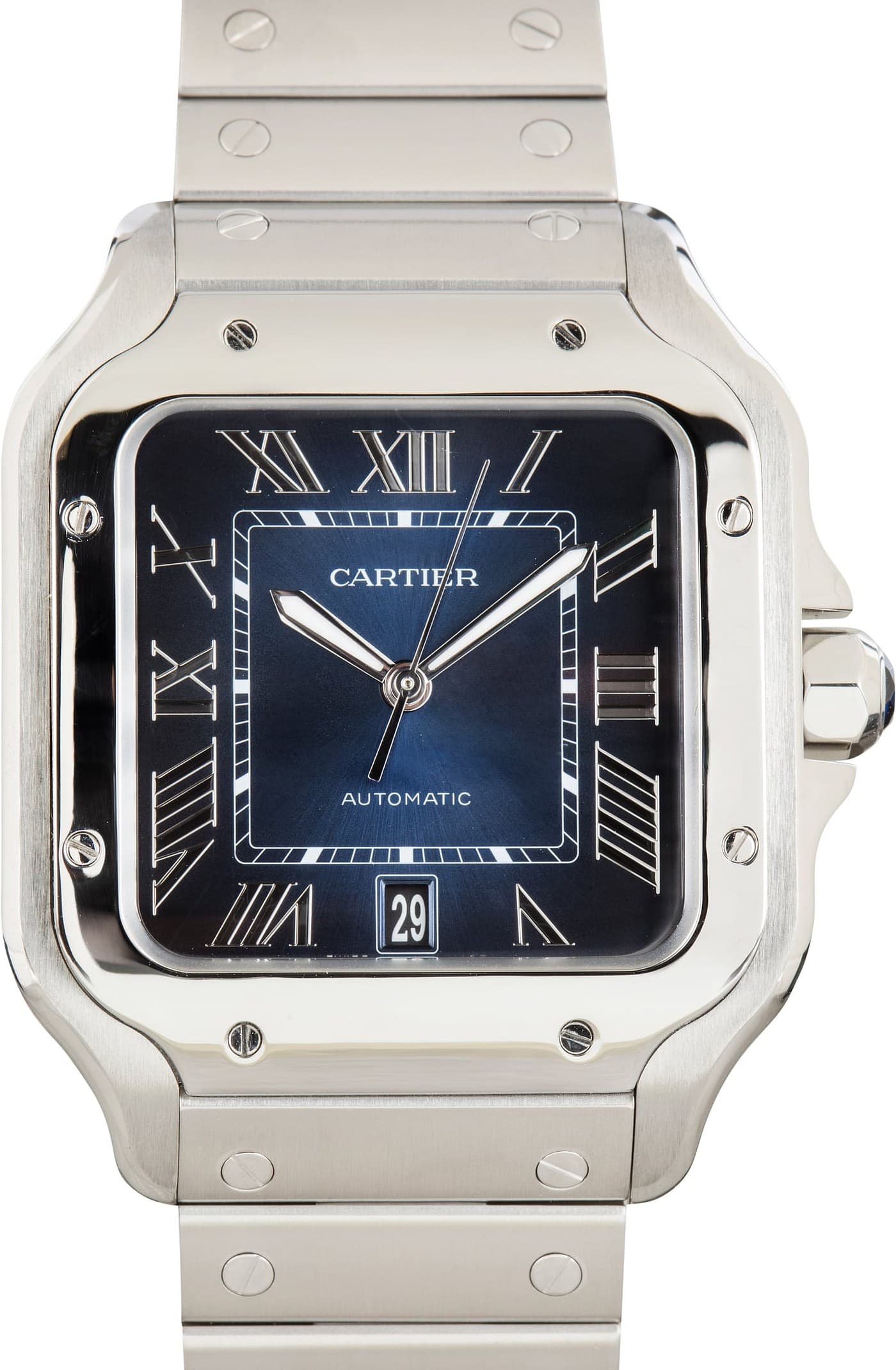 Santos de Cartier Watch Ref WSSA0030 Large Model — view 1