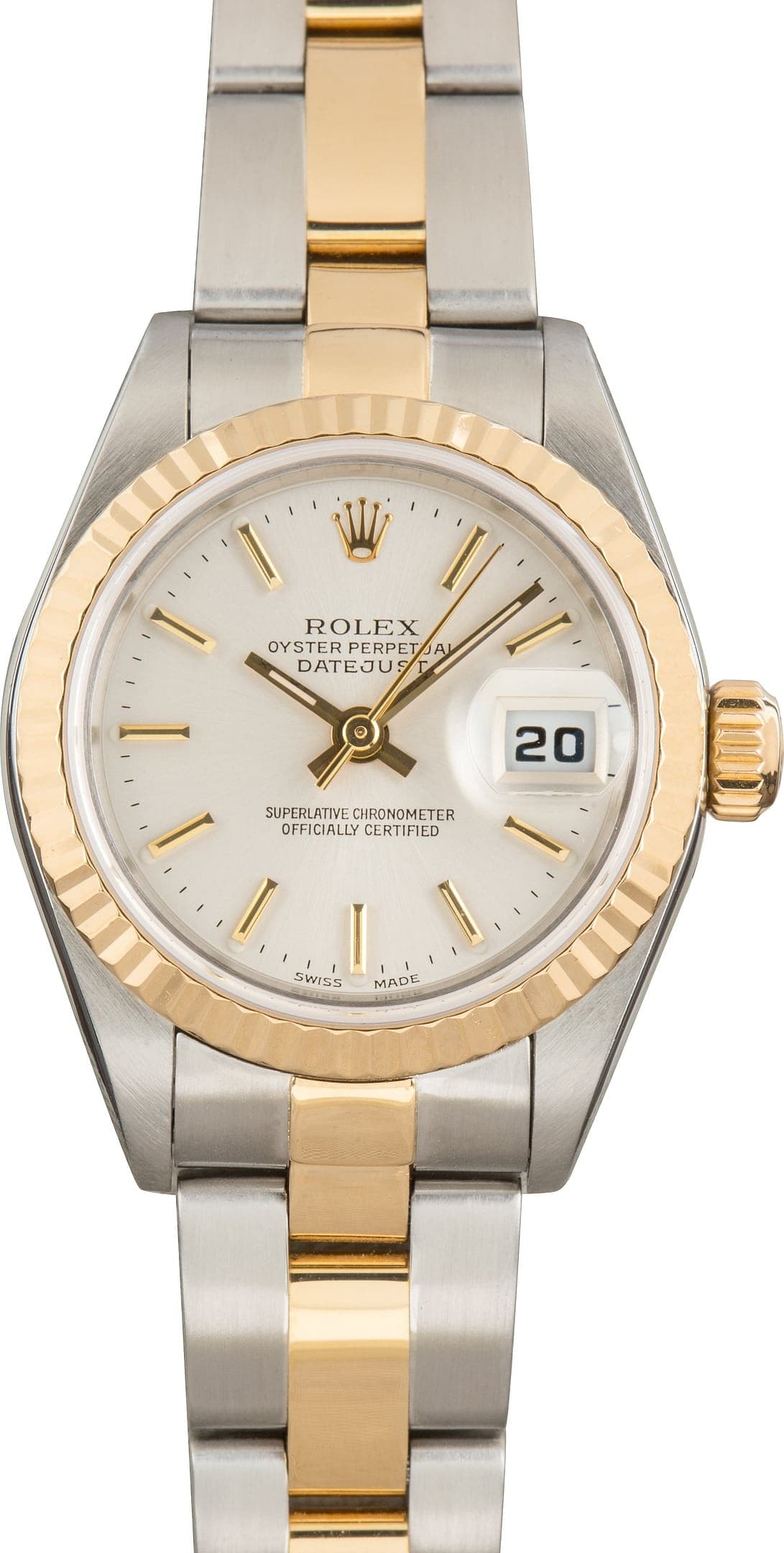 Lady Rolex Datejust Ref 79173 Silver Dial — view 1
