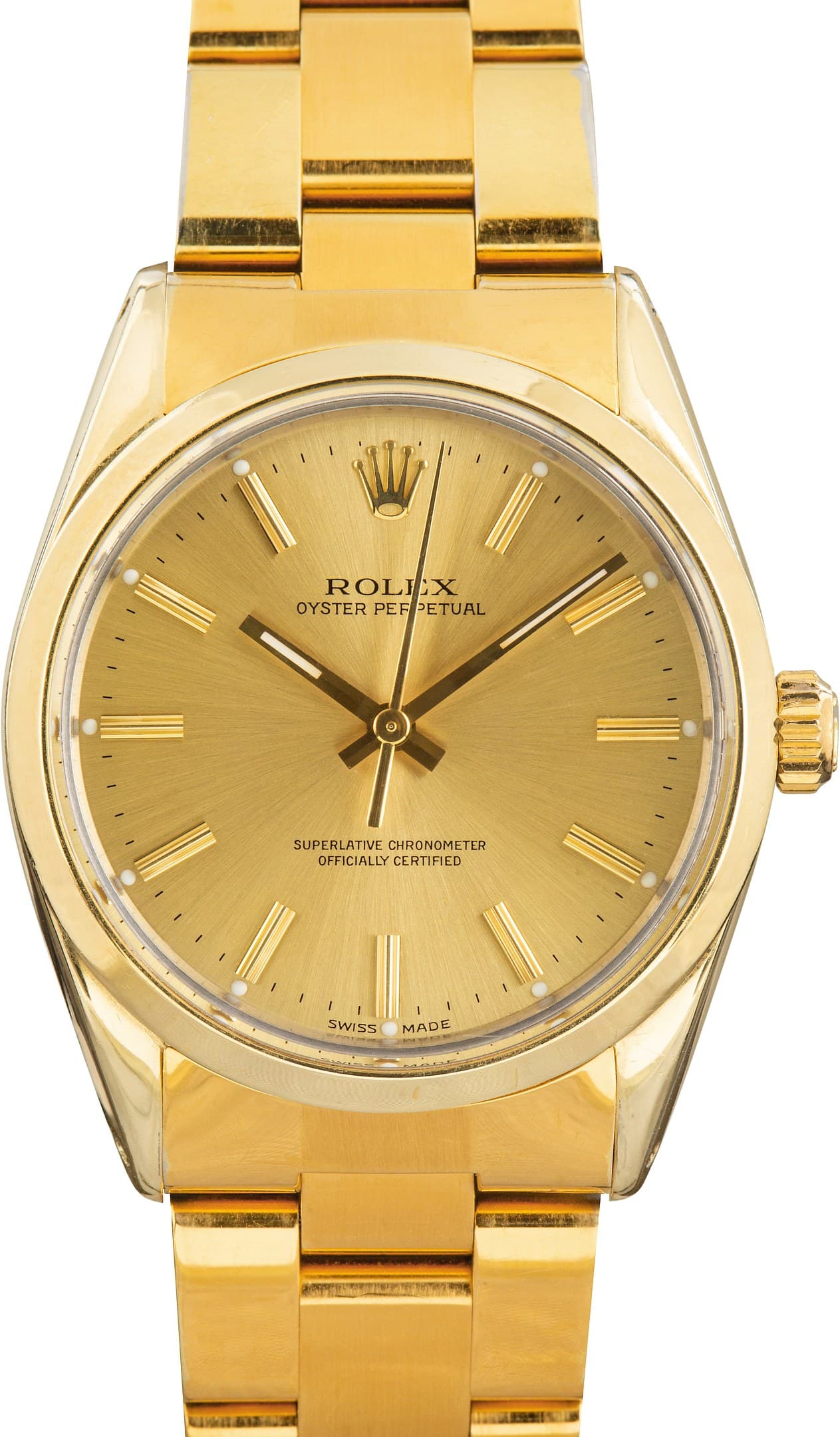 Rolex Oyster Perpetual Ref 1024 Champagne Dial — view 1