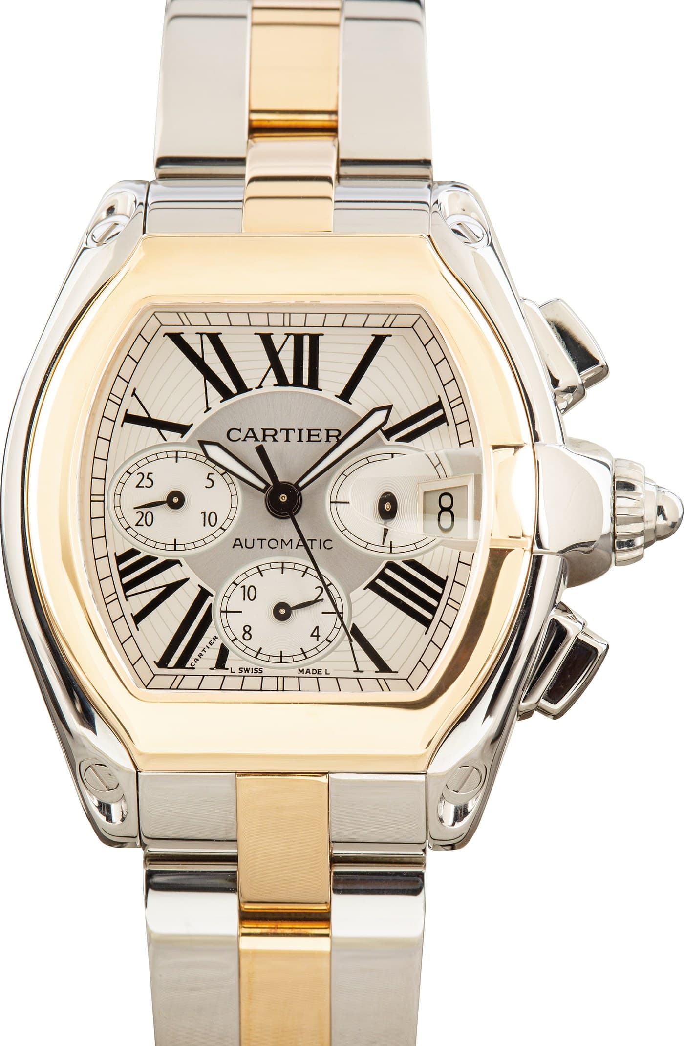 Cartier Roadster W62027Z1 XL Two Tone — view 1