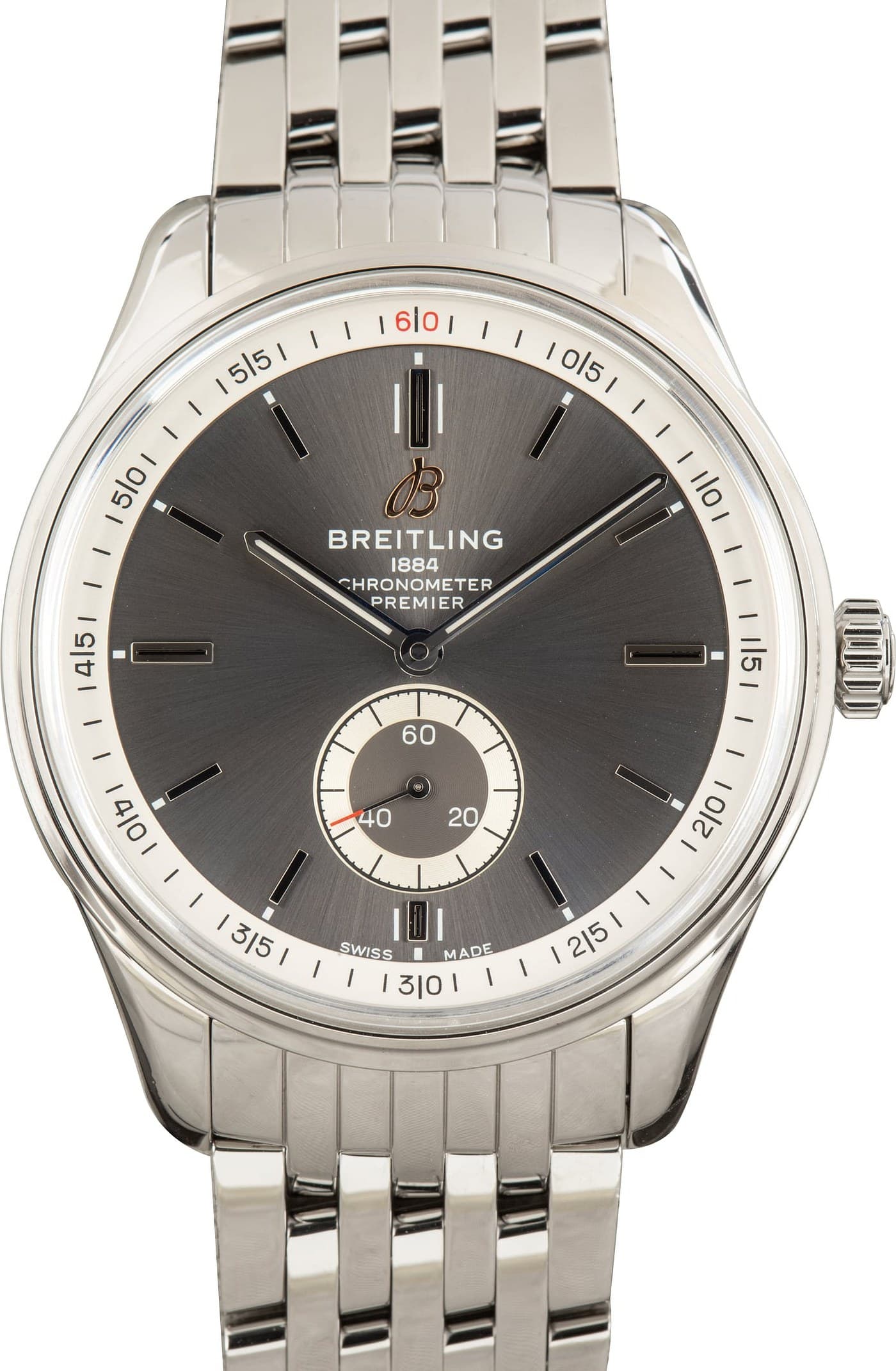 Breitling Premier Automatic 40 Slate Dial — view 1