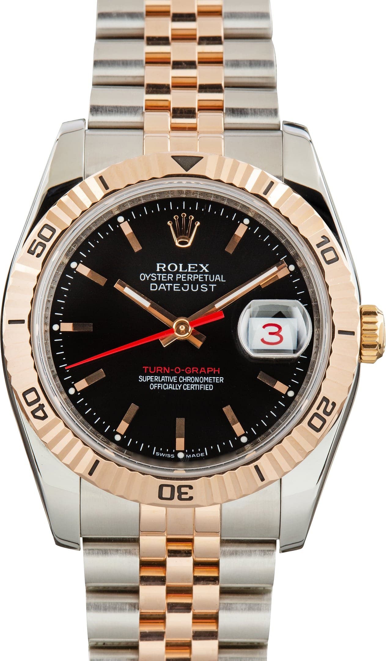 Rolex Datejust Ref 116261 Everose Thunderbird Bezel — view 1
