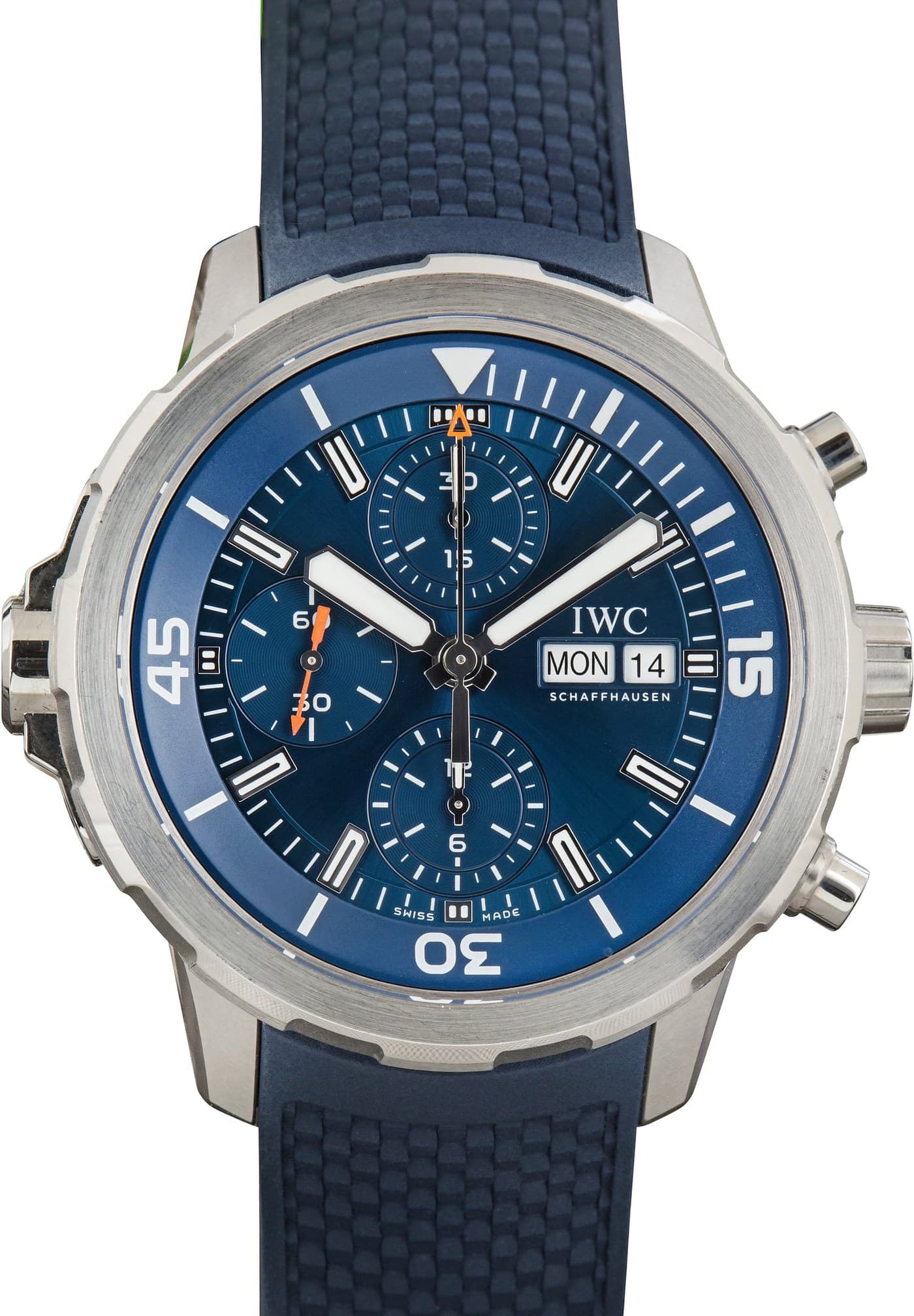 IWC Aquatimer Chronograph Ref IW376806 Blue Dial — view 1