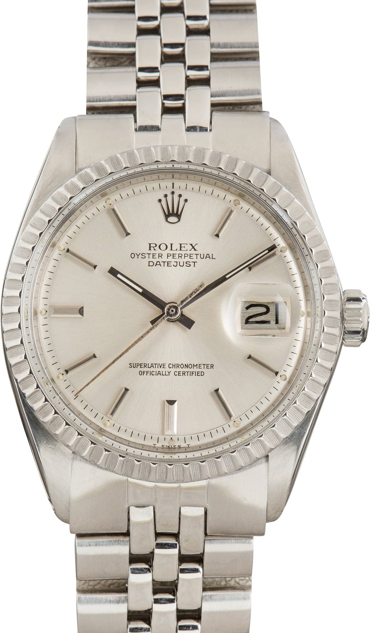 Rolex Datejust 36 Ref 1603 Silver Dial — view 1