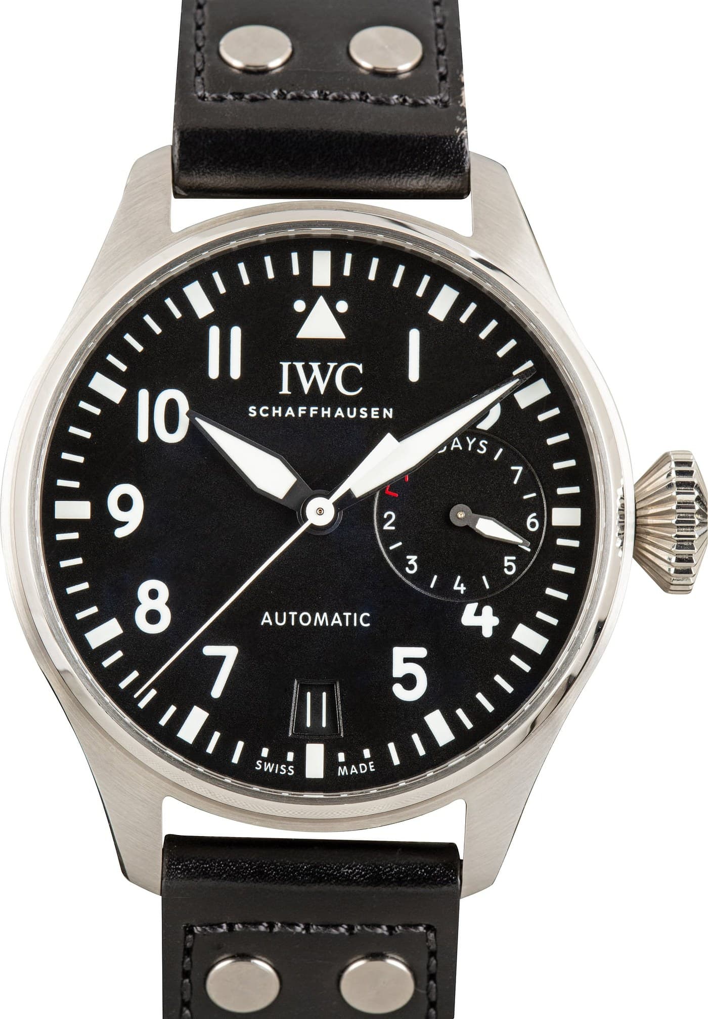 IWC Big Pilot’s Watch Ref IW501001 Black Arabic Dial — view 1