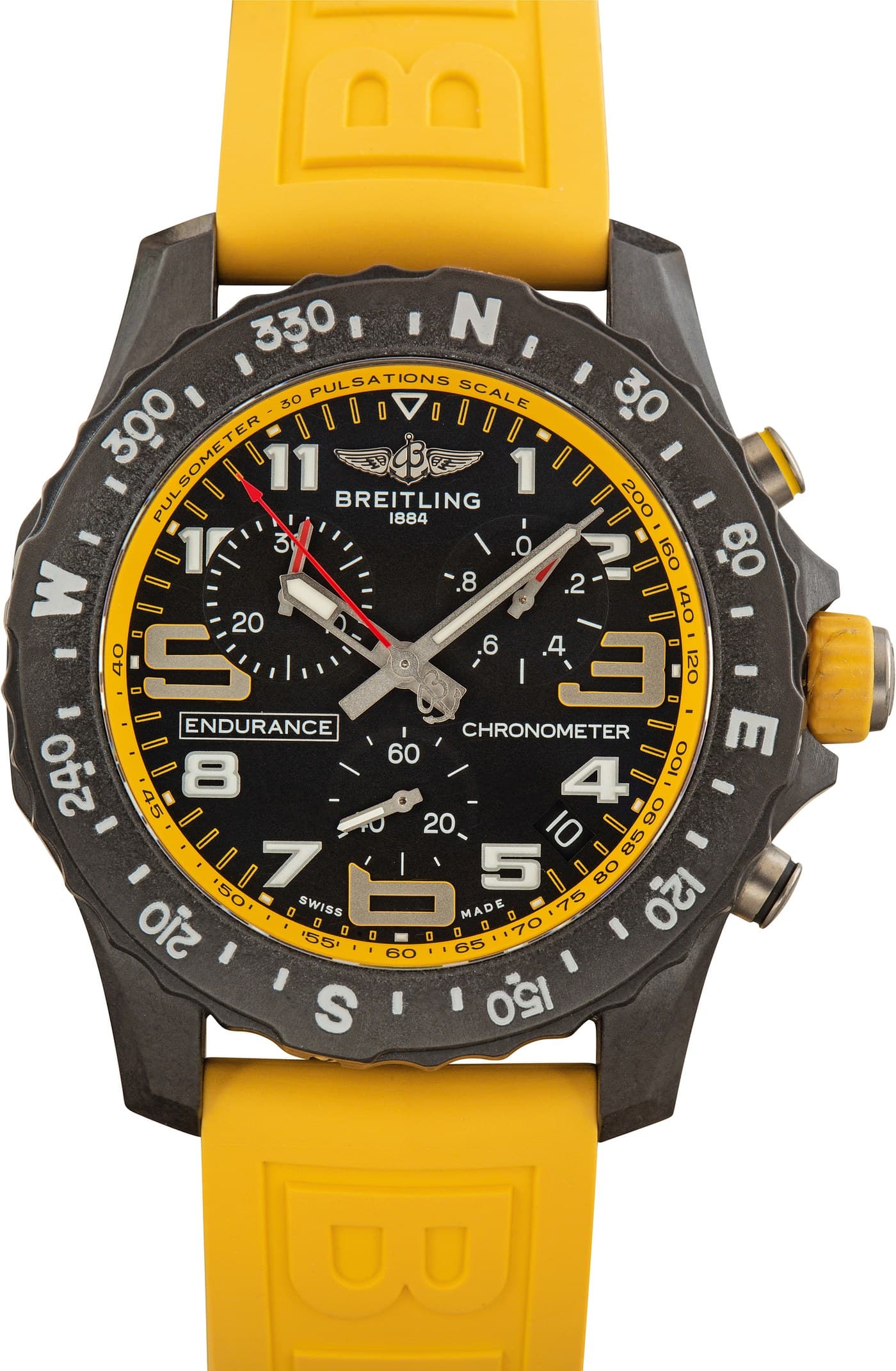 Breitling Professional Endurance Pro 44 Yellow Strap — view 1