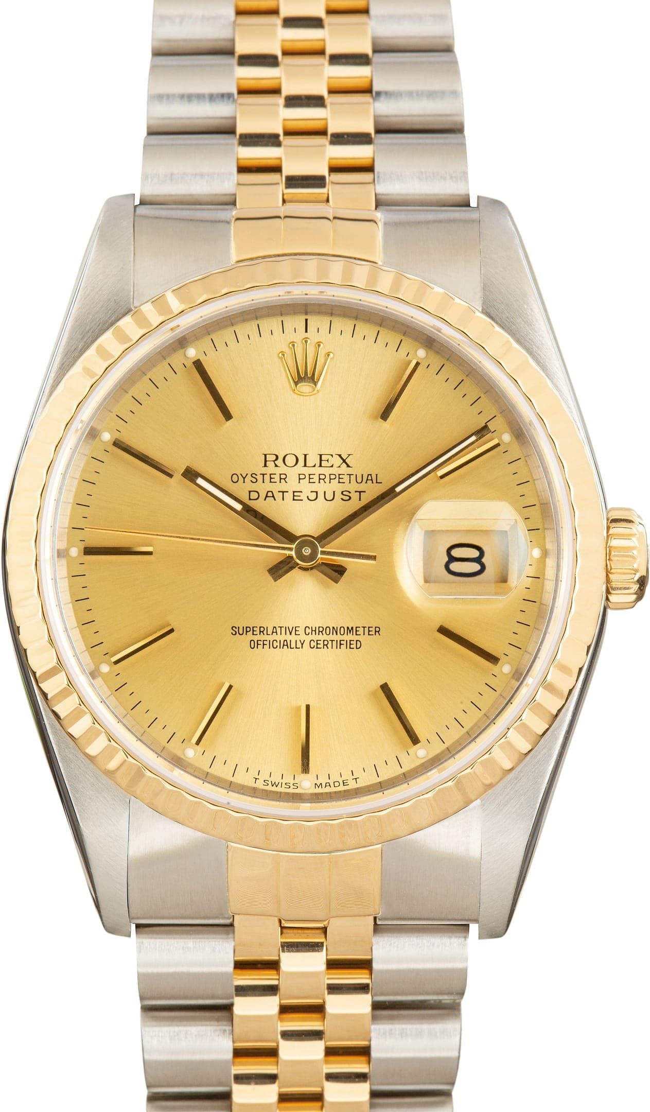 Rolex Datejust 36 Ref 16233 Steel & Yellow Gold — view 1