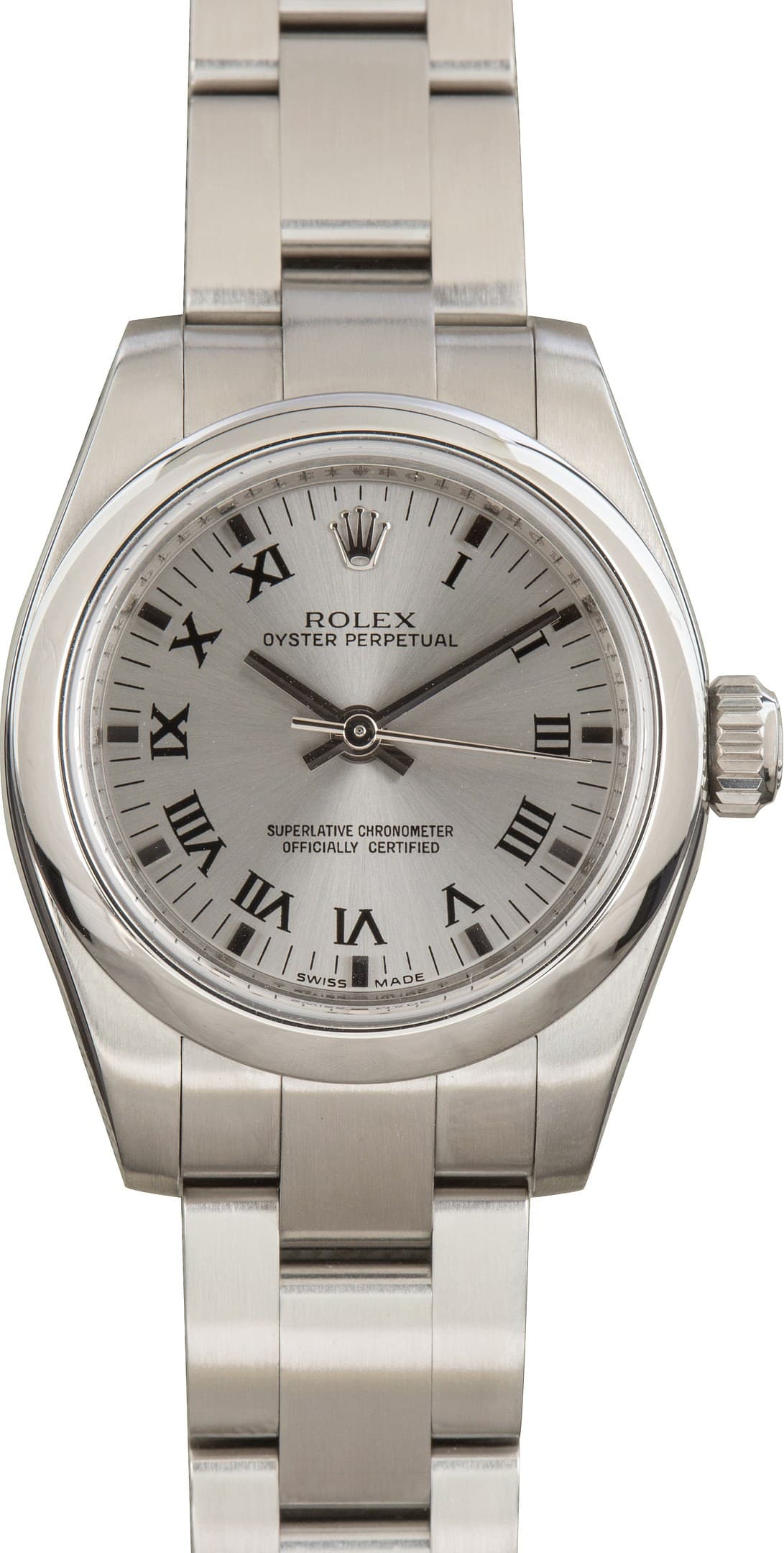Ladies Rolex Oyster Perpetual 176200 Steel Dial — view 1