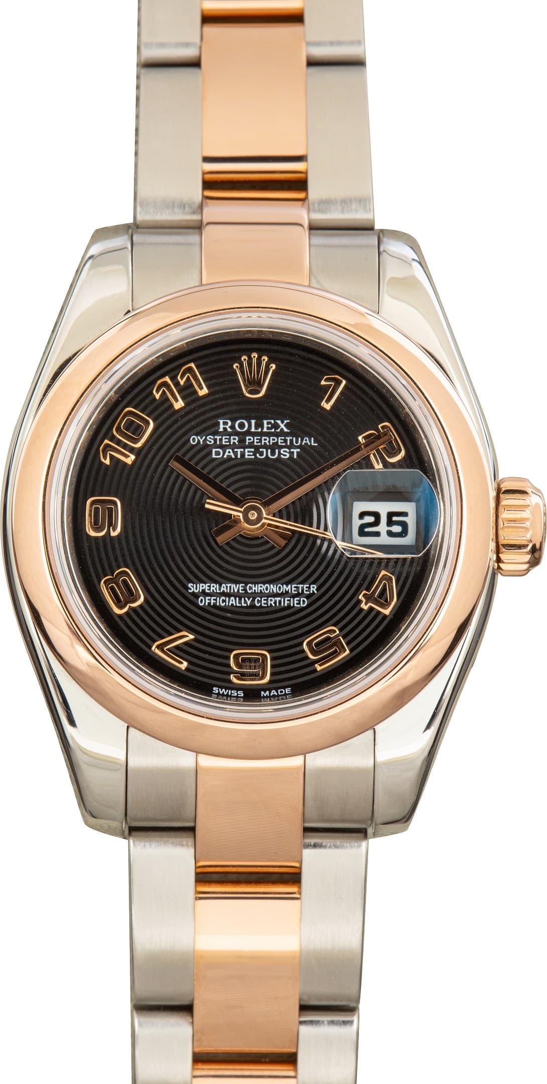 Rolex Datejust Ref 179161 Black Concentric Dial — view 1