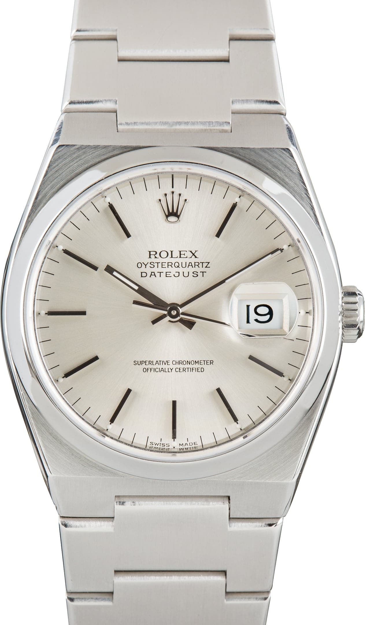 Rolex Datejust Oysterquartz Ref 17000 Stainless Steel — view 1