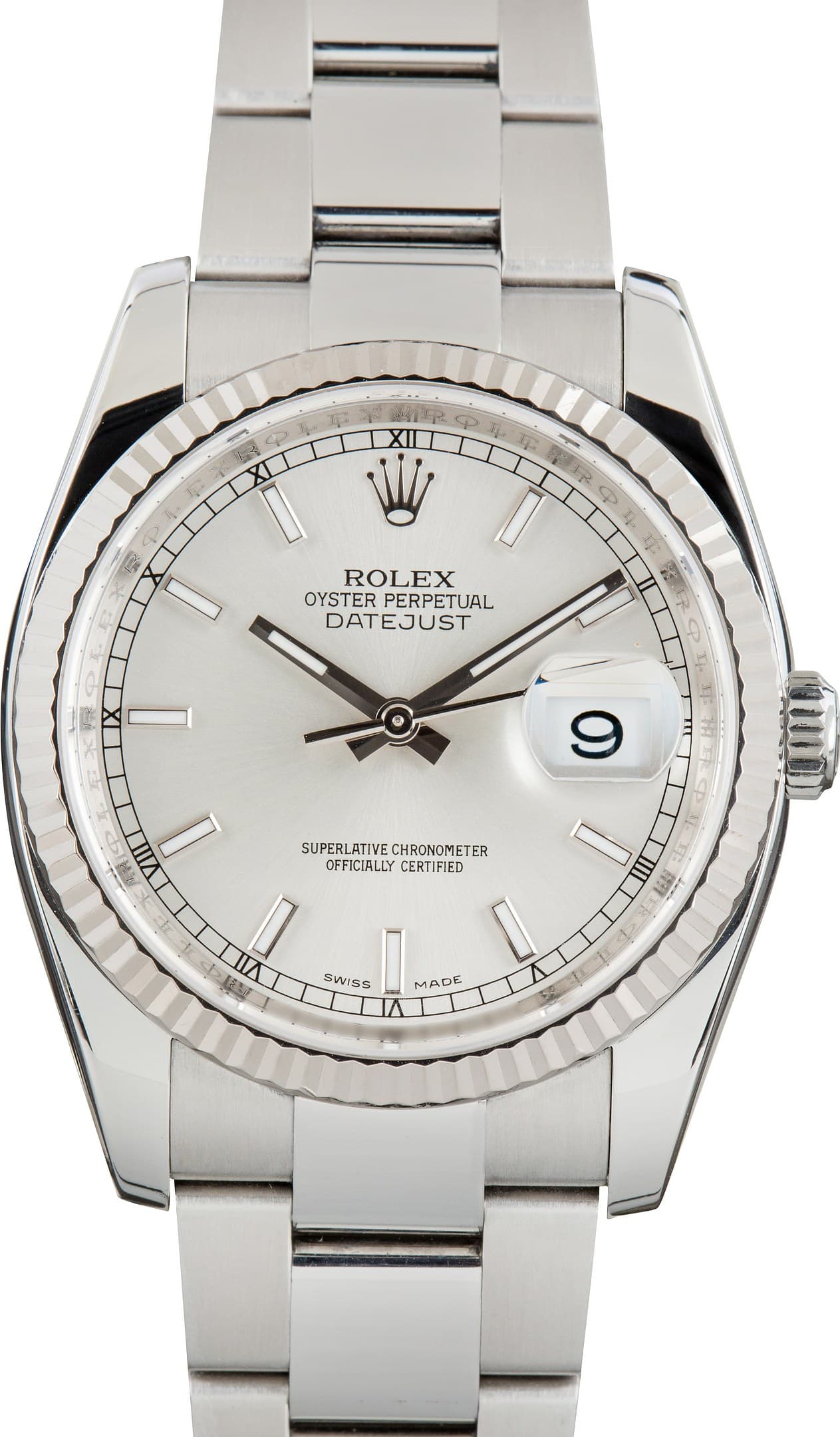 Rolex Datejust 36 Silver Dial ref 116234 — view 1