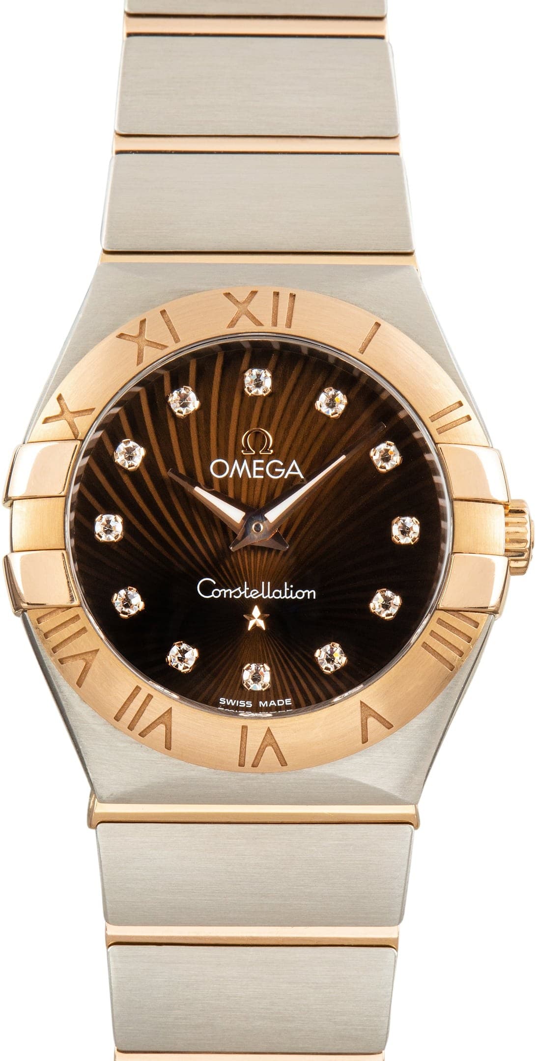 Omega Constellation Brown Diamond Dial — view 1