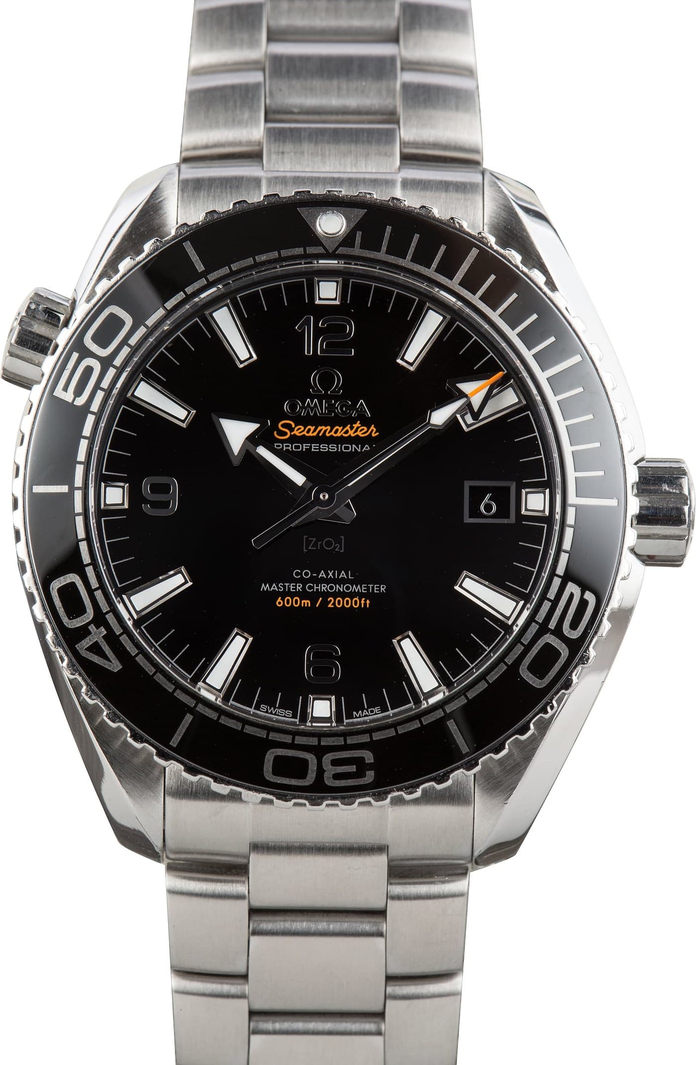 Black Dial Omega Seamaster Planet Ocean 600M — view 1