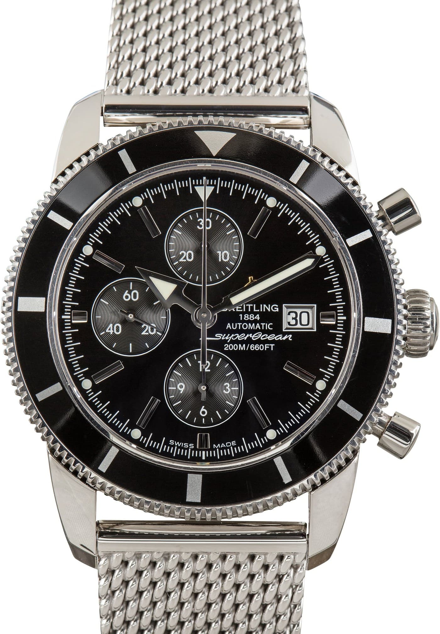 Breitling Superocean Heritage Chronograph Black Dial — view 1
