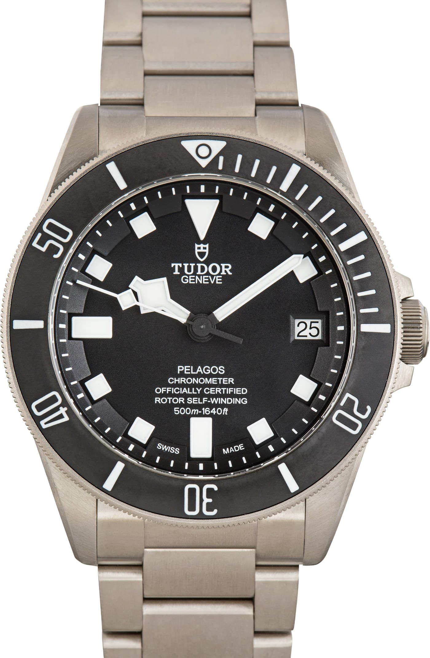 Titanium Tudor Pelagos Ref 25600TN Luminous Black Dial — view 1