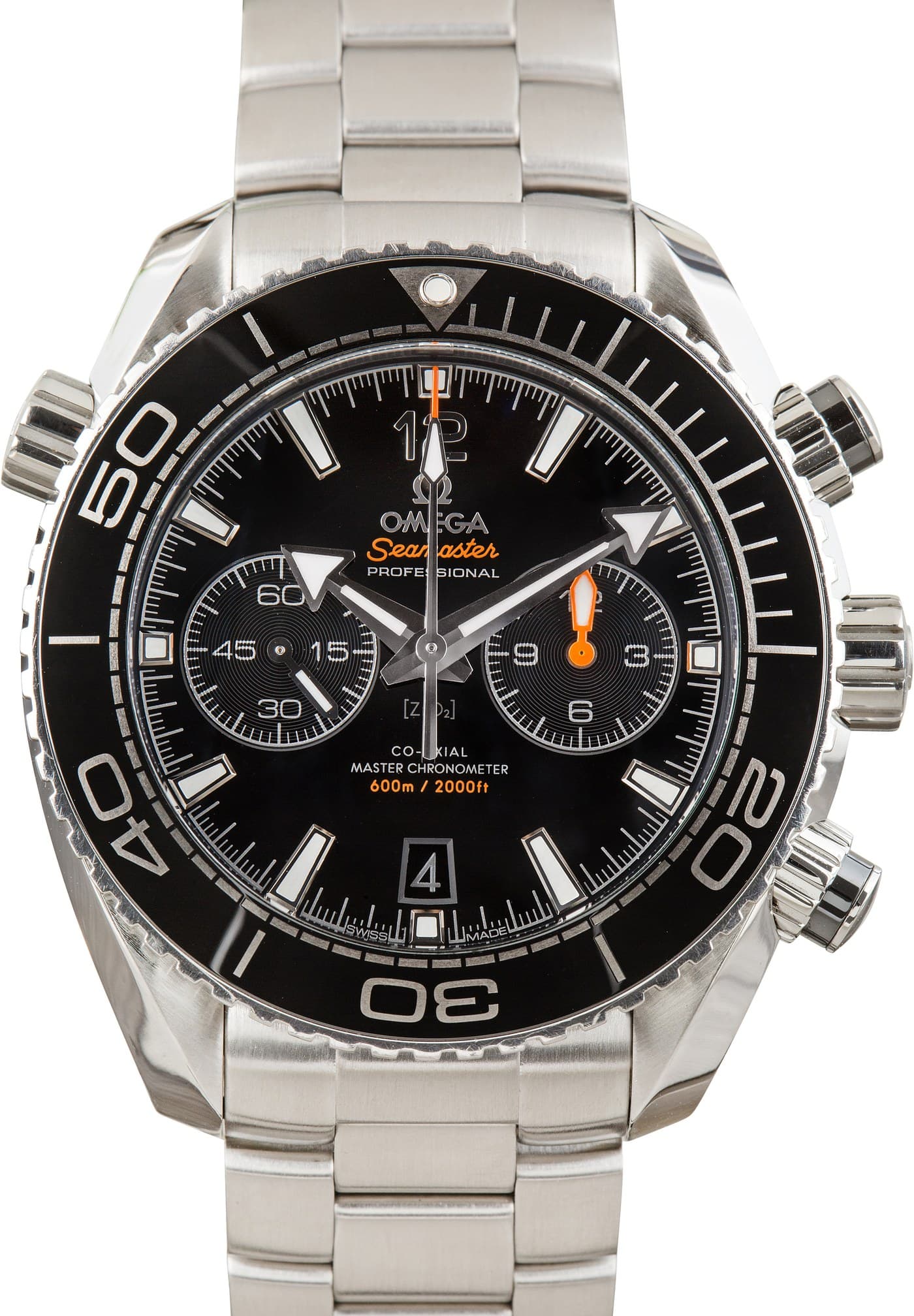 Steel Omega Seamaster Planet Ocean Black Dial — view 1
