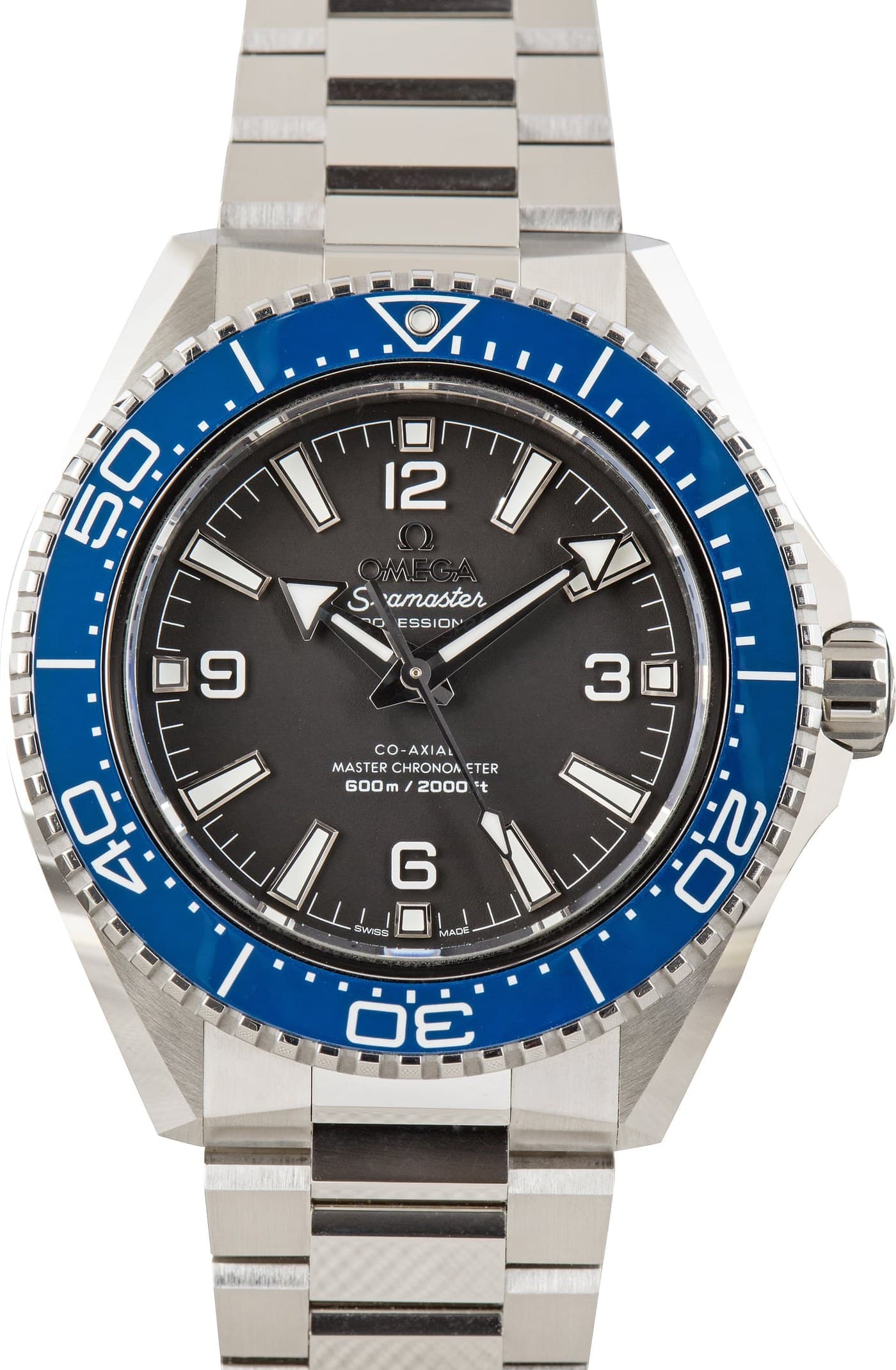 Omega Seamaster Planet Ocean 6000M Matte Black Dial — view 1