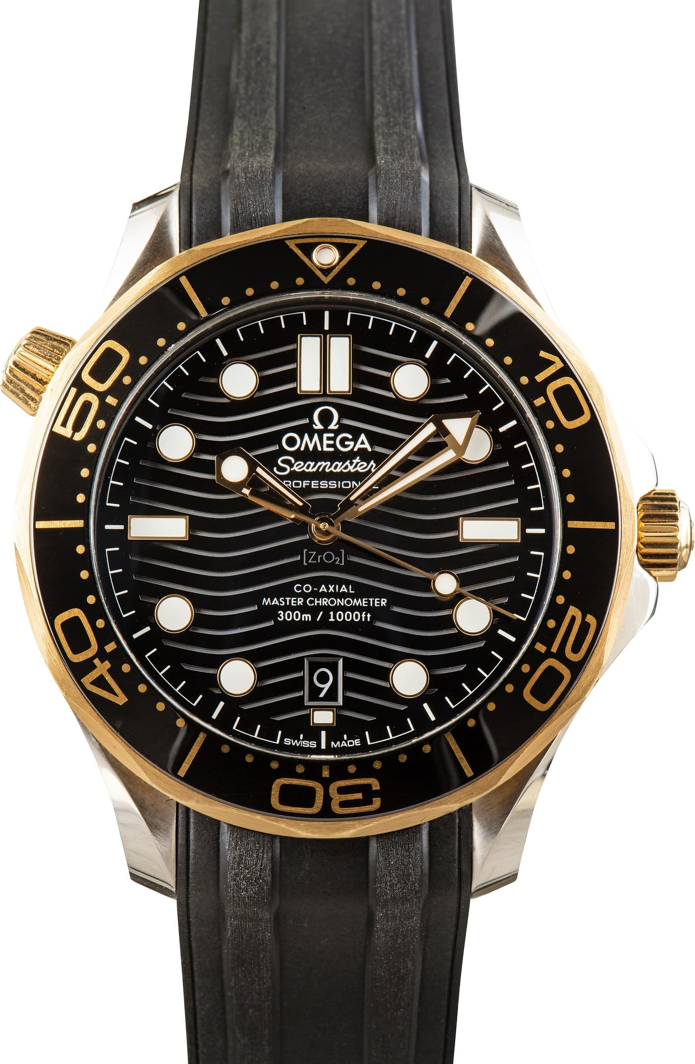 Steel & Gold Omega Seamaster Diver 300M — view 1