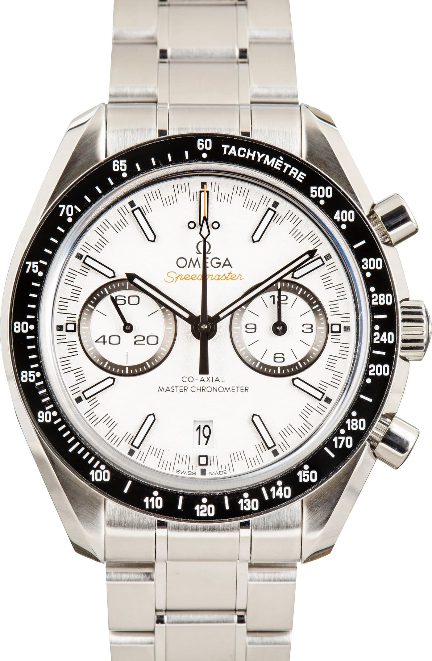 White Dial Omega Speedmaster Racing — view 1