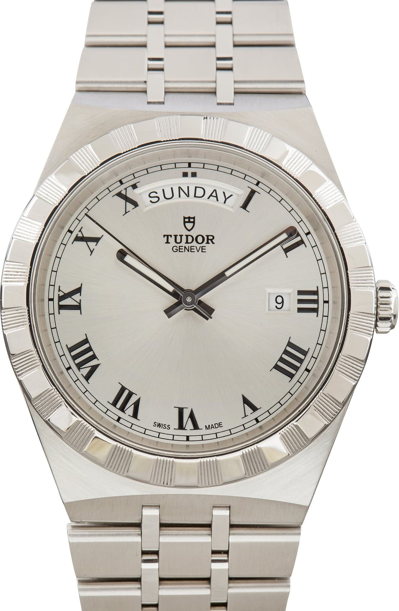 Tudor Royal 28600 Silver Roman Dial — view 1