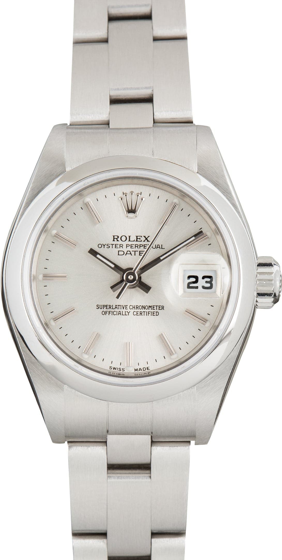 Rolex Ladies Date Ref 79160 Silver Dial — view 1
