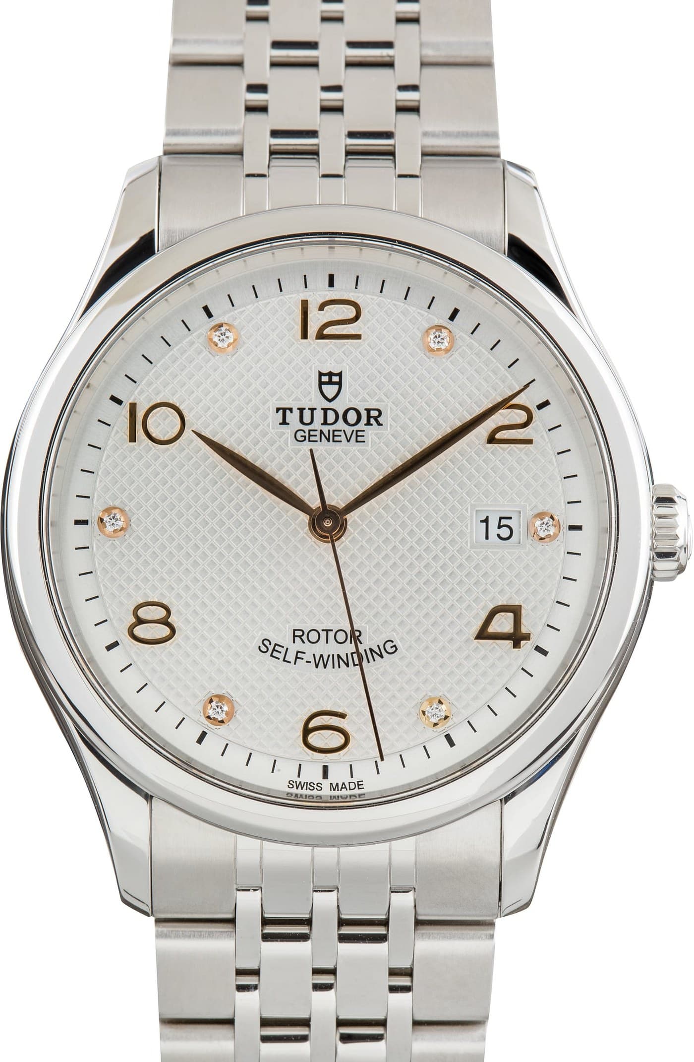 Stainless Steel Tudor 1926 Ref 91550 Silver Dial — view 1