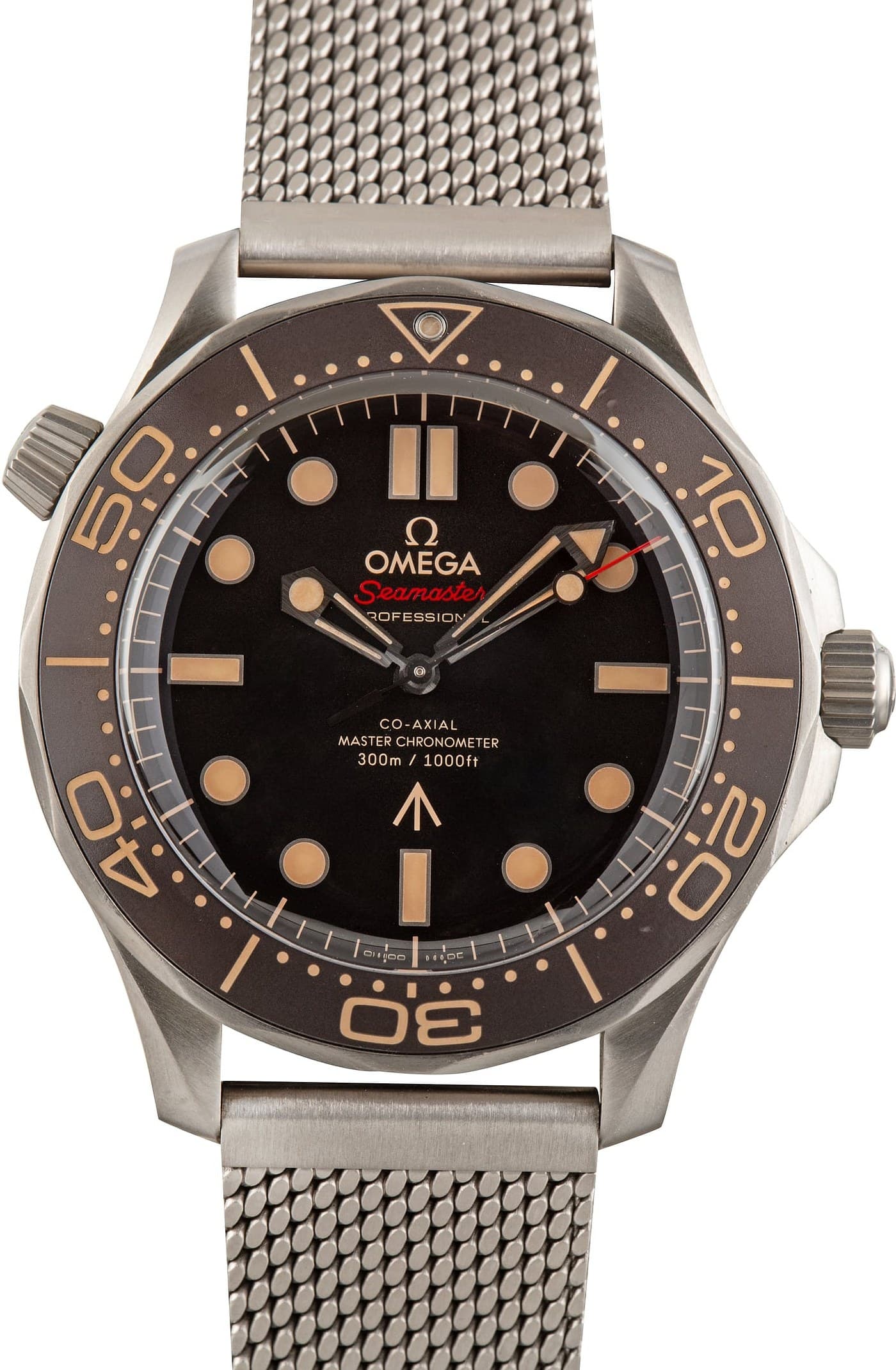 Titanium Tropical Dial Omega Seamaster Diver 300M 007 Edition — view 1