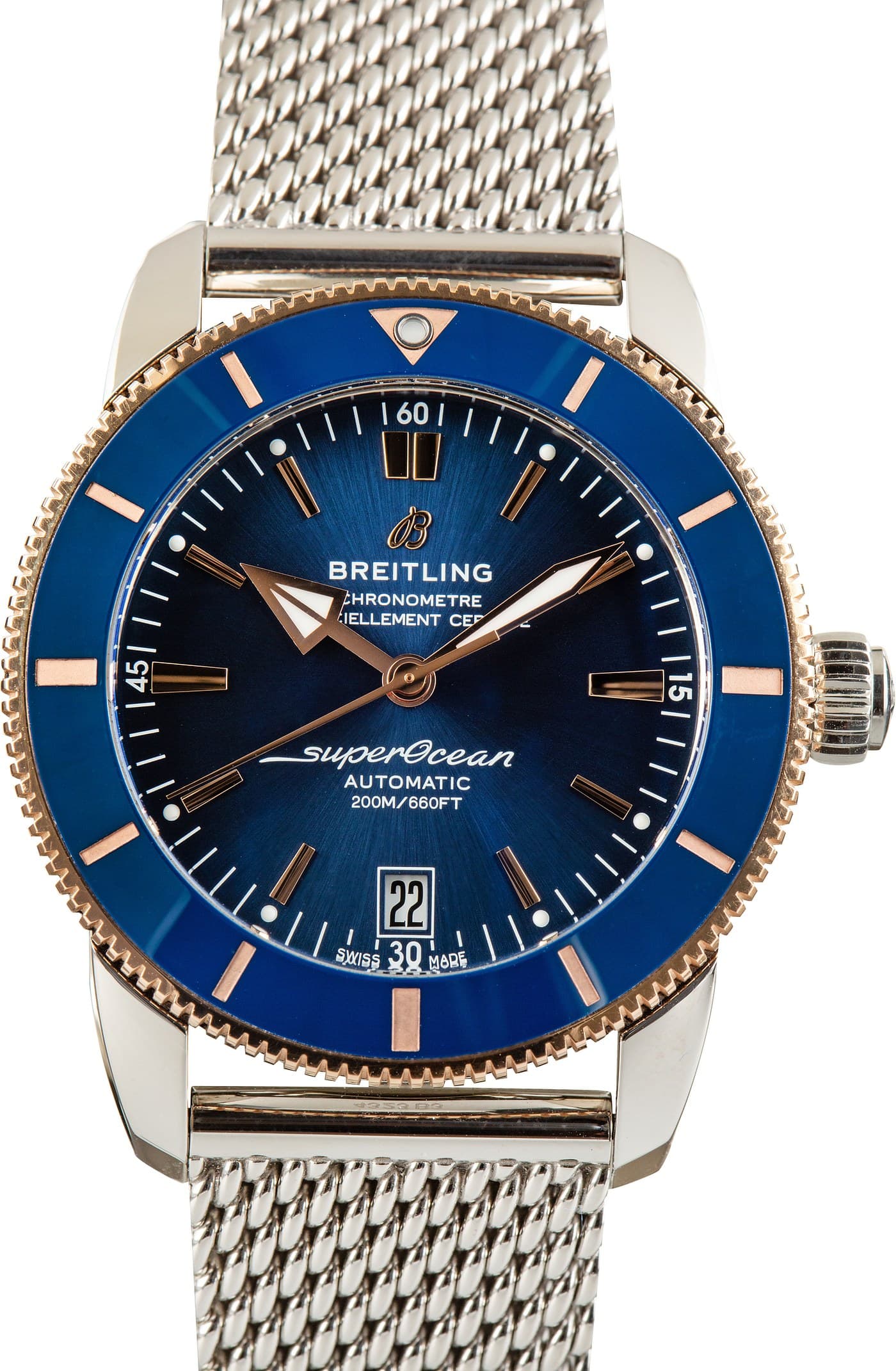 Breitling Superocean Heritage B20 Automatic 42 Blue Dial — view 1