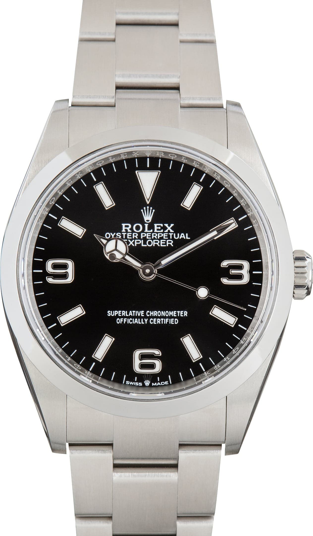 Rolex Explorer Ref 124270 Black Arabic Dial — view 1
